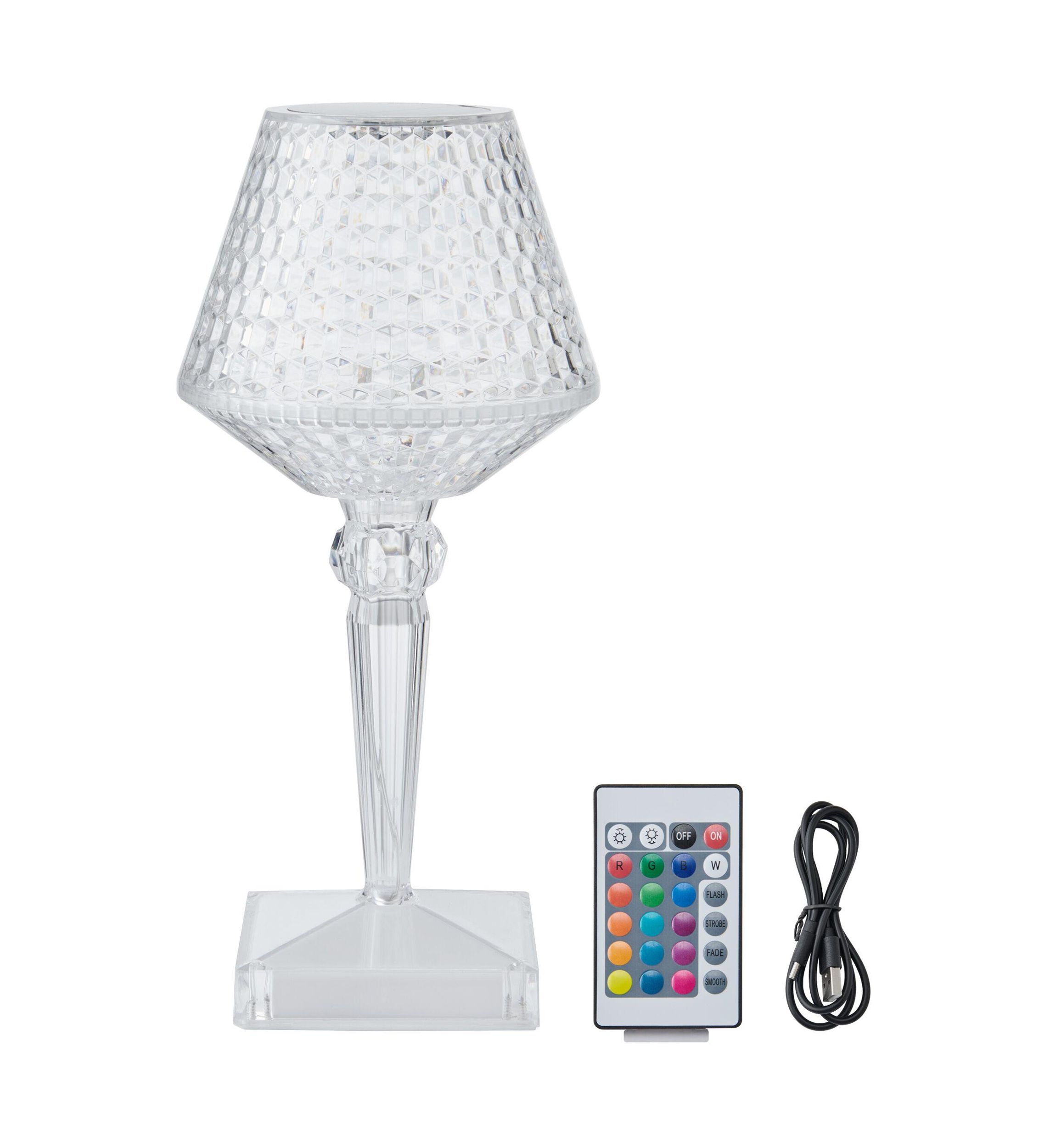 Acrylic 16 Color LED Rechargeable Lamp