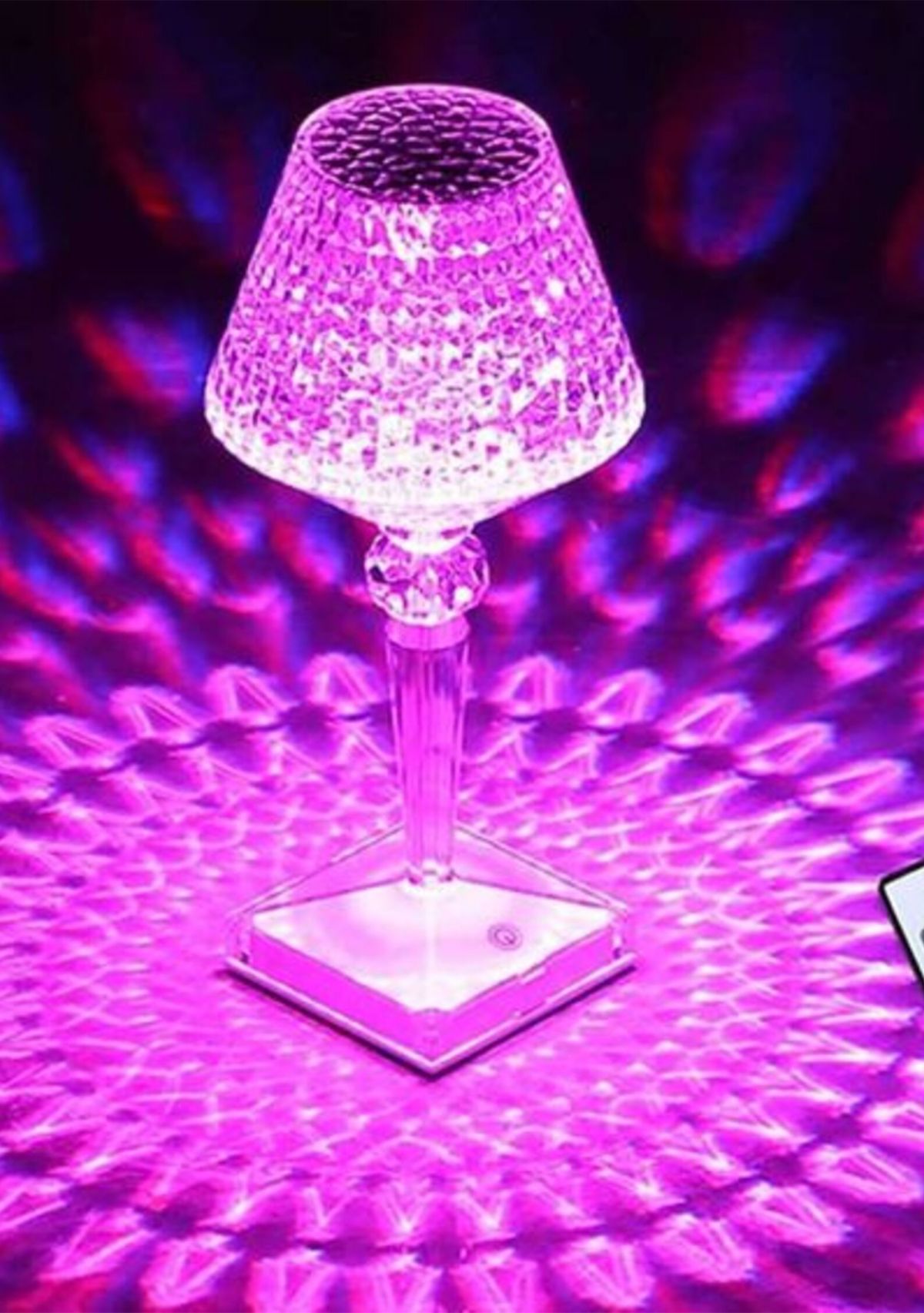 Acrylic 16 Color LED Rechargeable Lamp