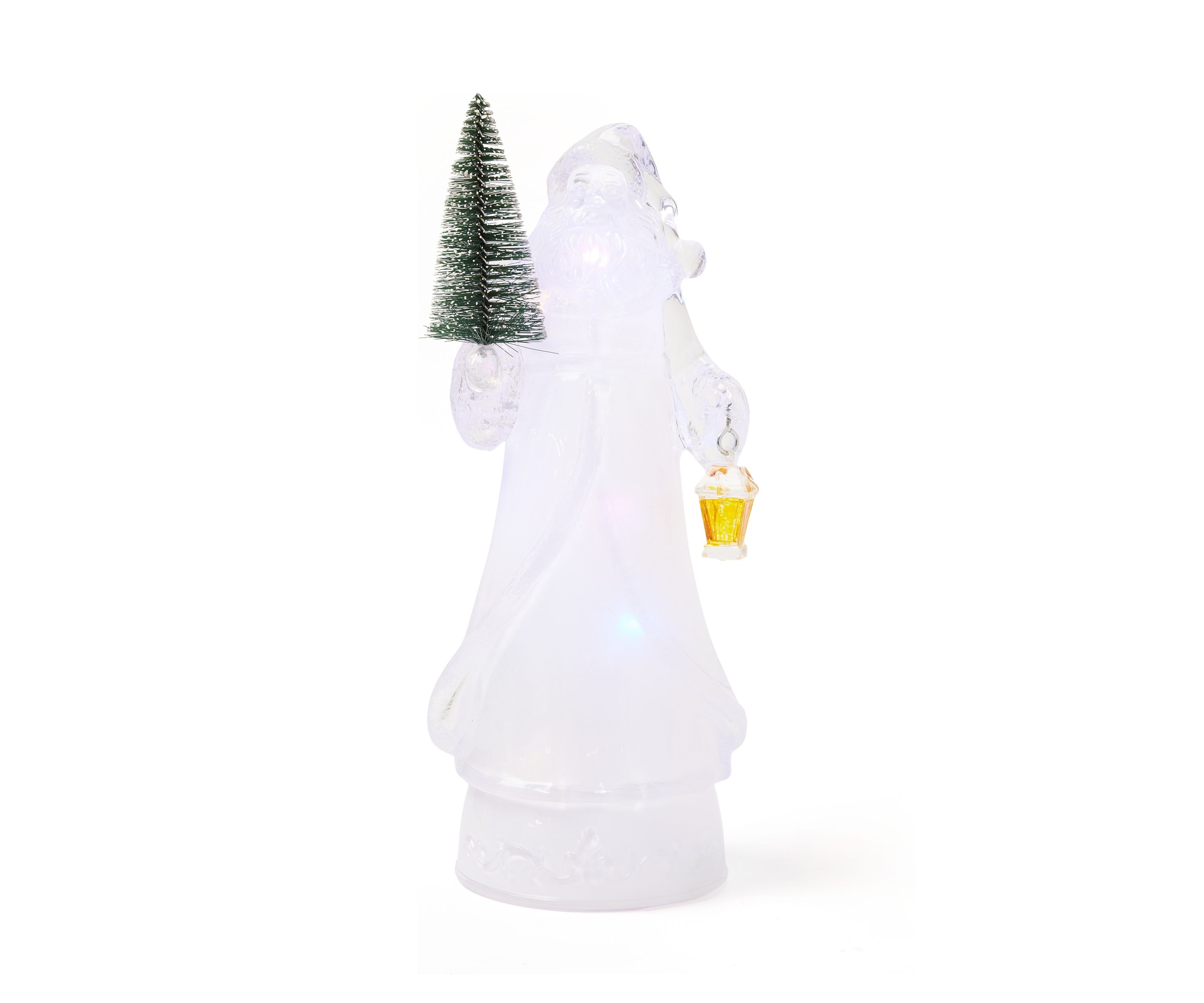 Color Changing LED Santa Acrylic Figurine