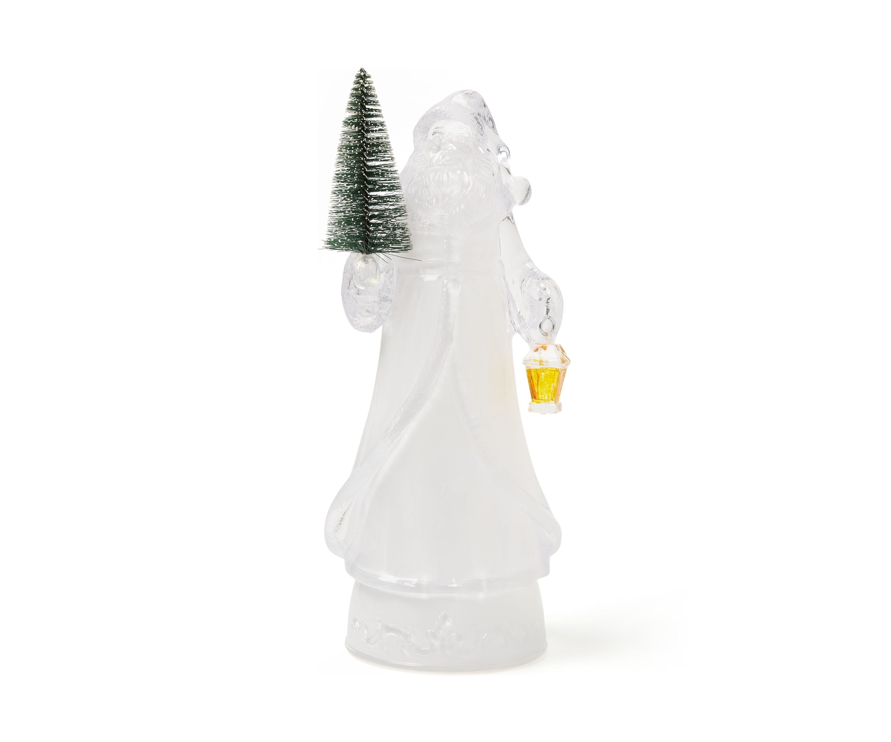 Color Changing LED Santa Acrylic Figurine
