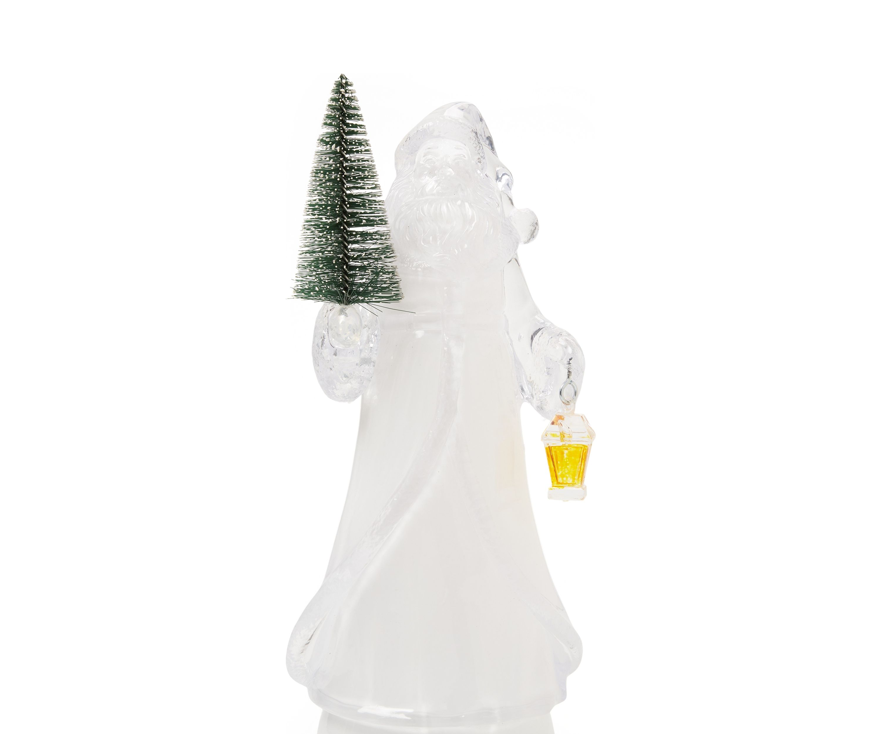Color Changing LED Santa Acrylic Figurine