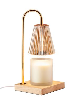 Amber Glass Shade Electric Candle Warmer