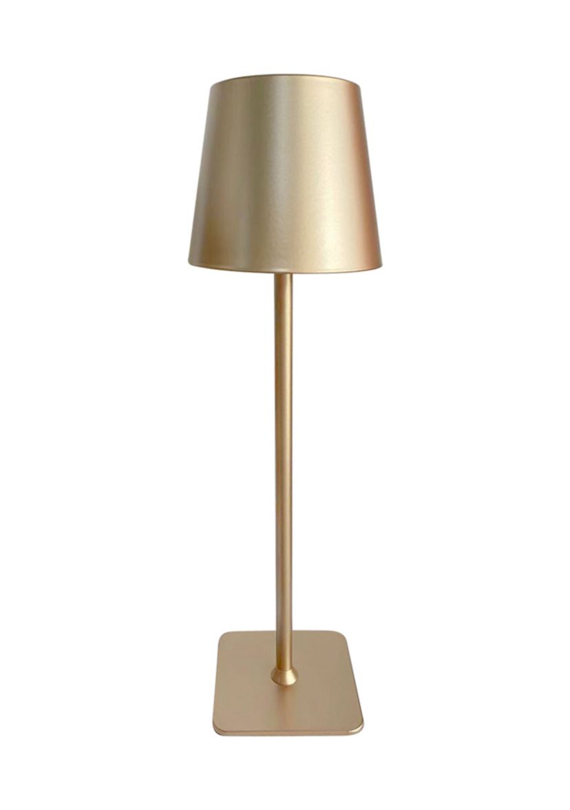 LED Rechargeable 15 Gold Metal Lamp