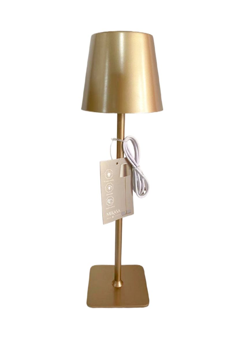 LED Rechargeable 15 Gold Metal Lamp