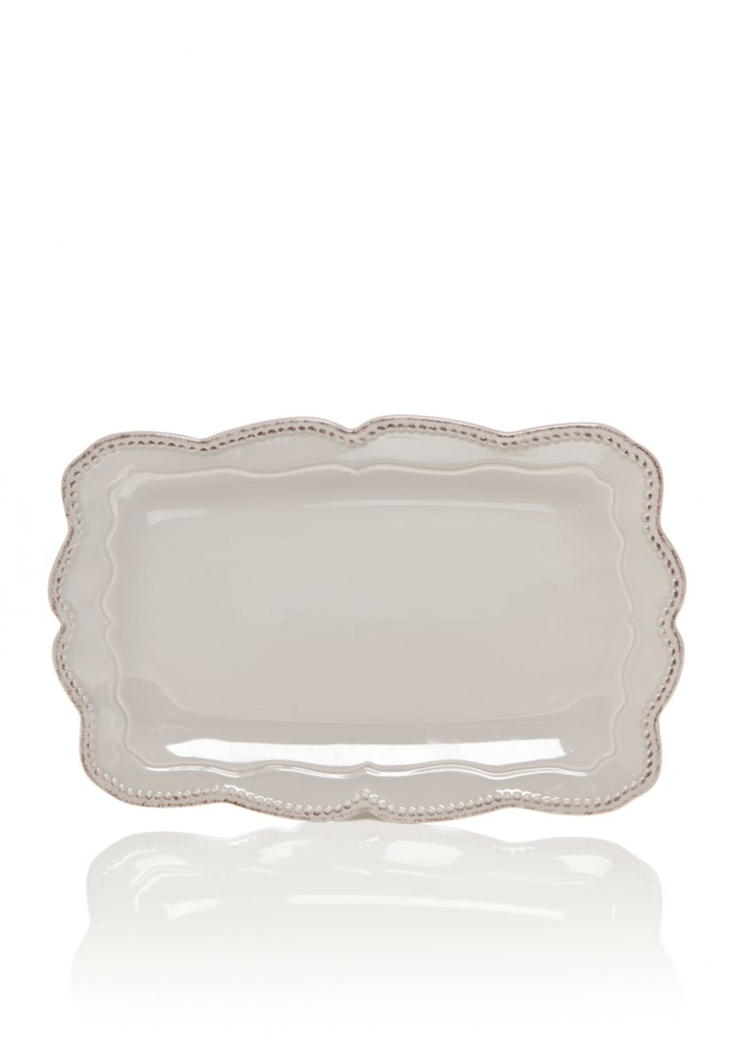 Capri Gray Rectangular Platter