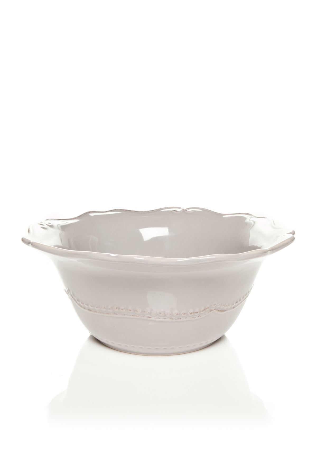 Capri Gray Serving Bowl