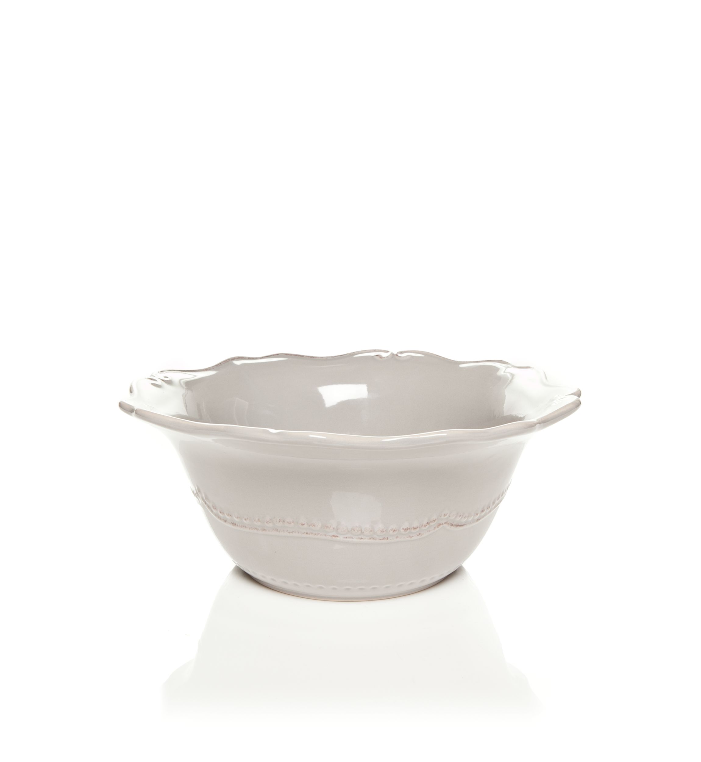 Capri Gray Serving Bowl