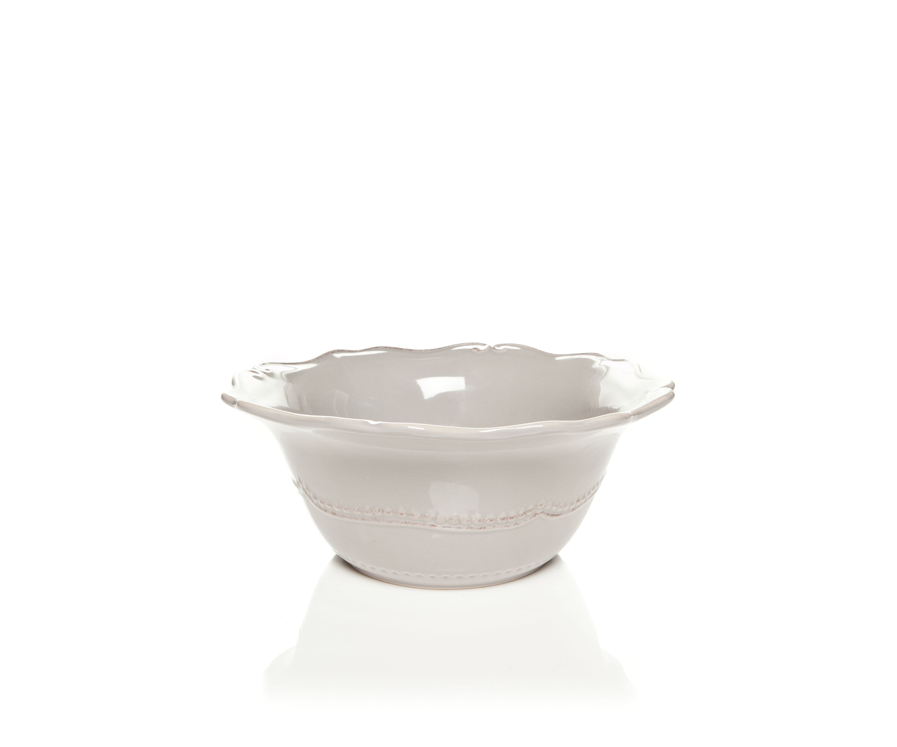 Capri Gray Serving Bowl