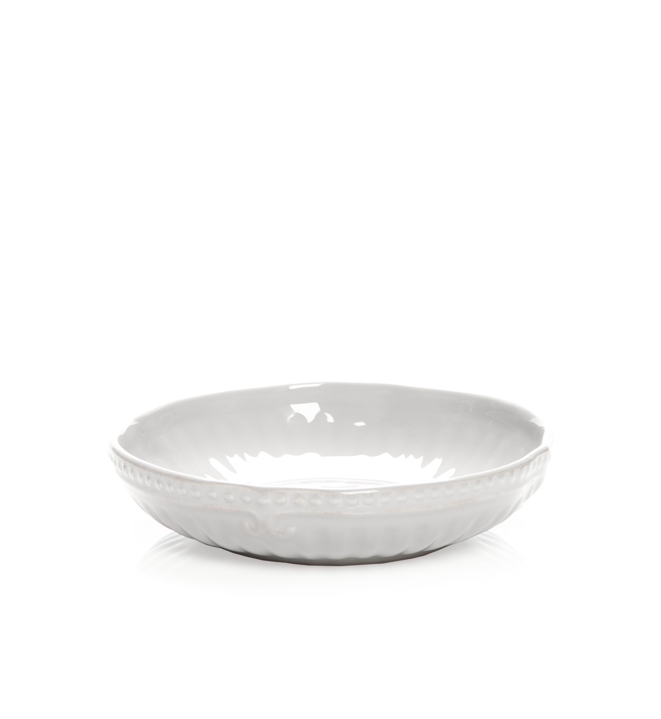 Capri Gray Dinner Bowl