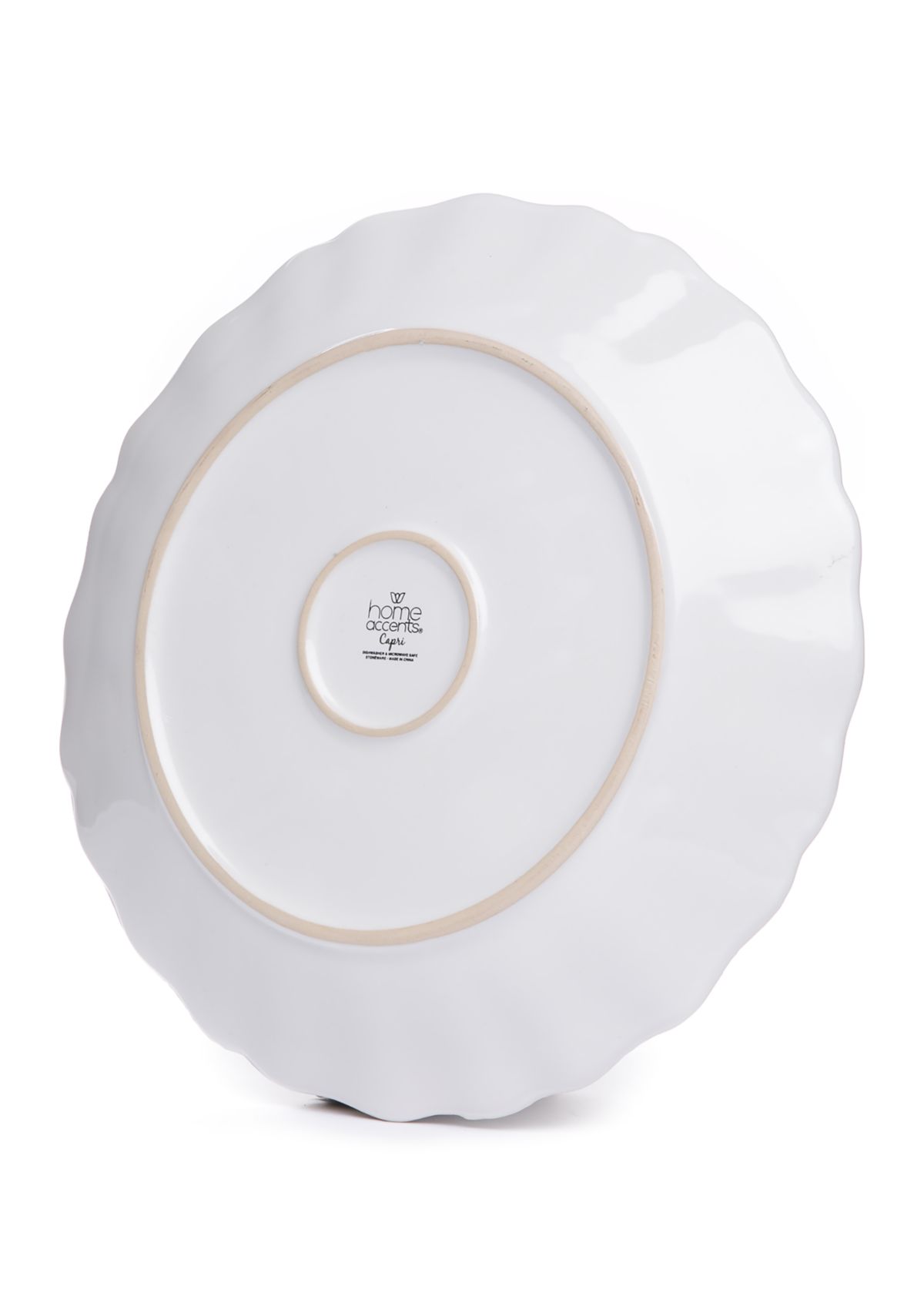 Capri White Dinner Plate