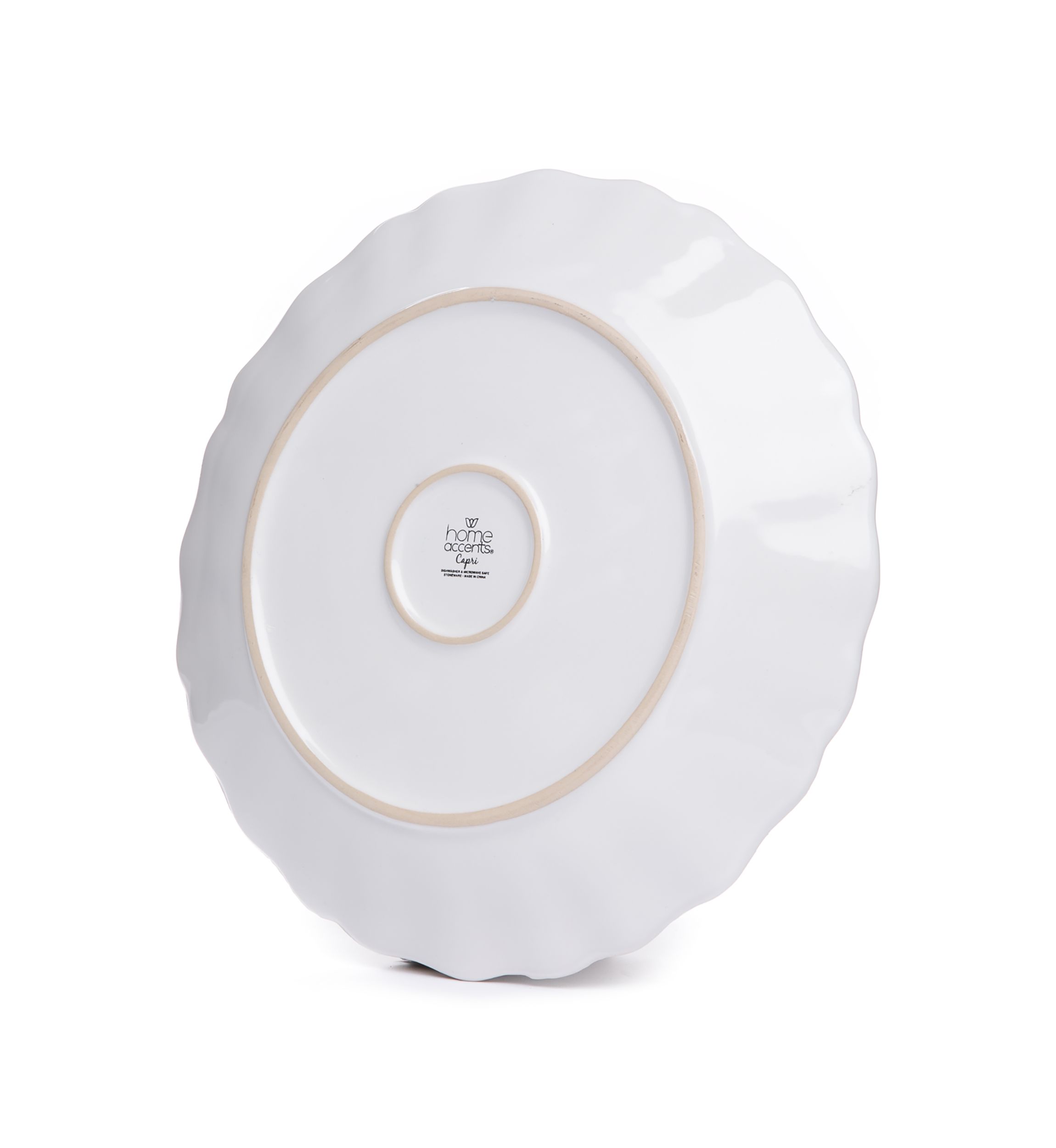 Capri White Dinner Plate