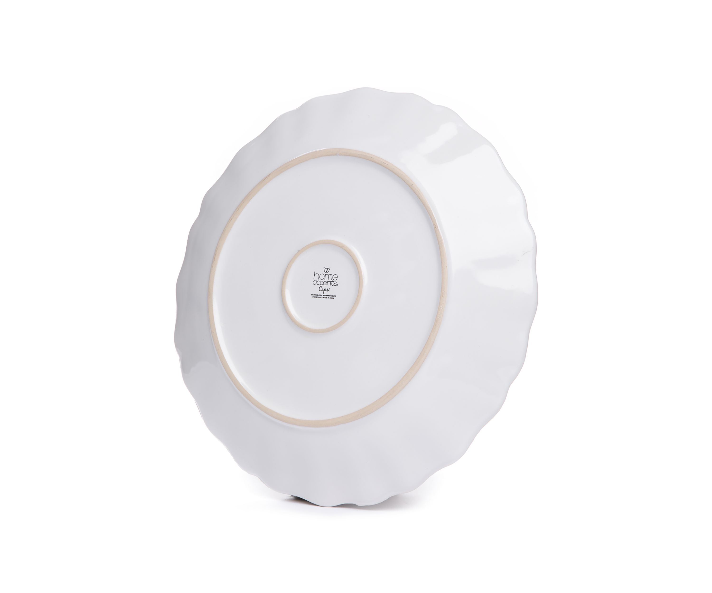 Capri White Dinner Plate