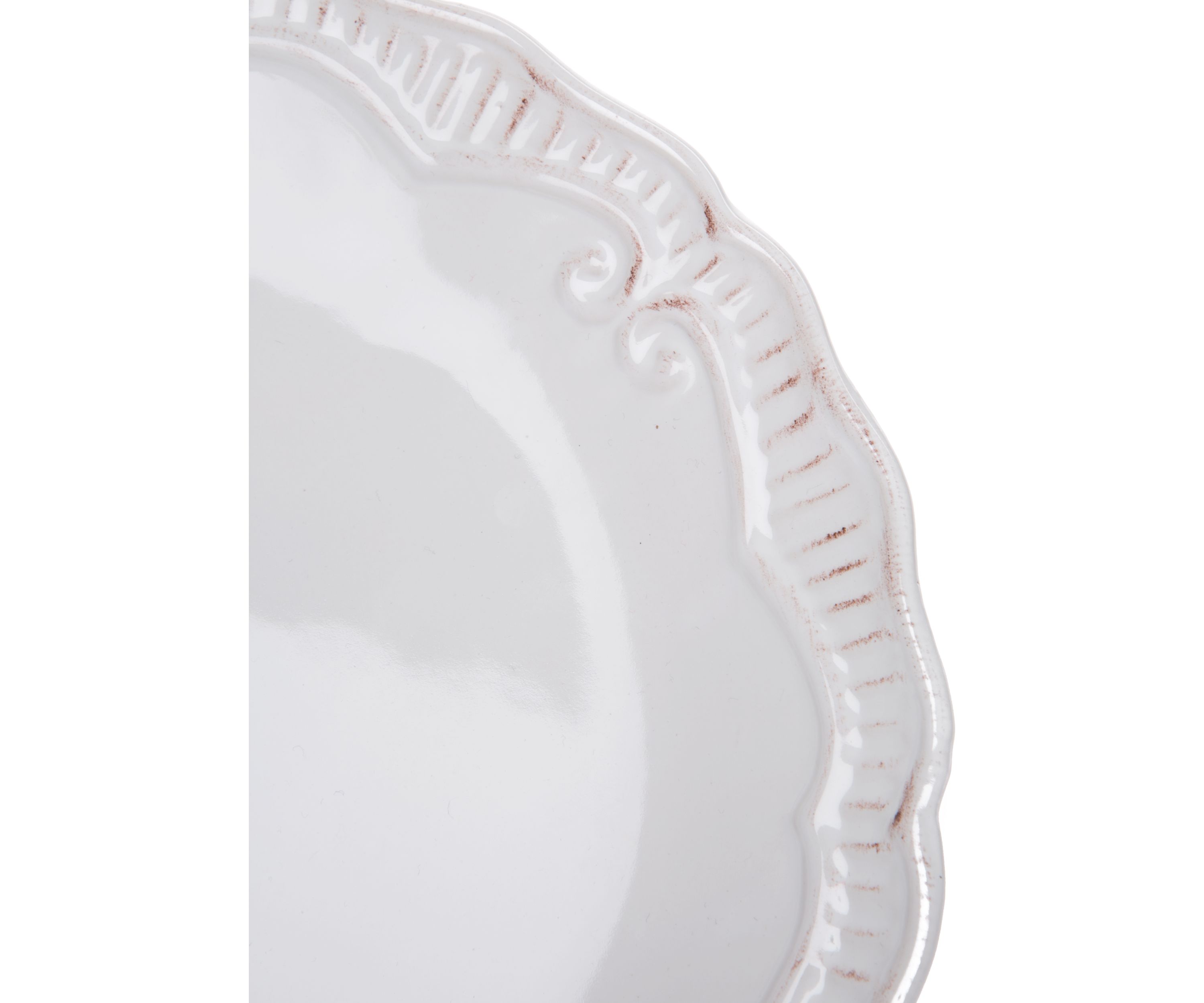 Capri White Dinner Plate