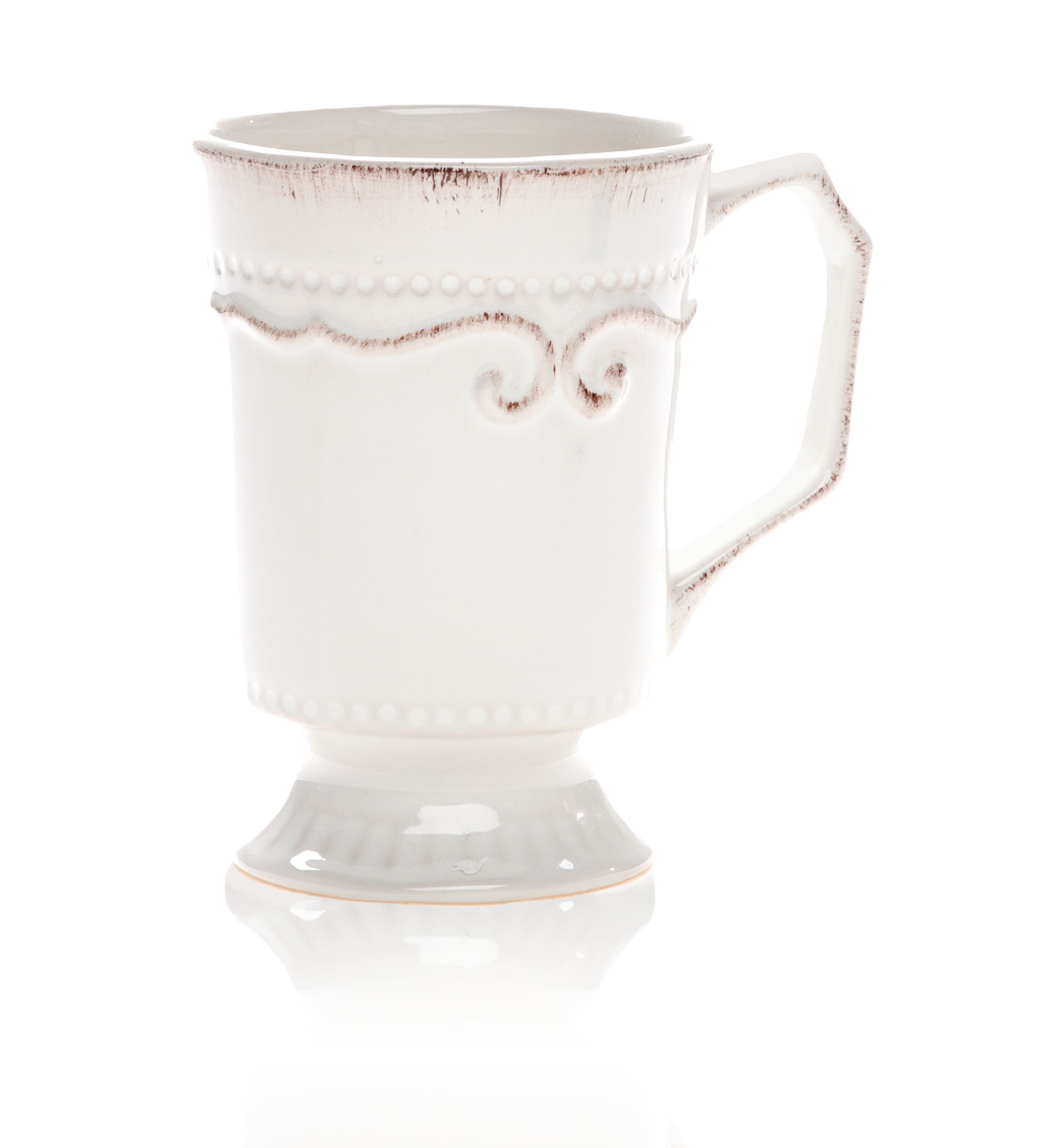 Capri White 14 Oz Mug