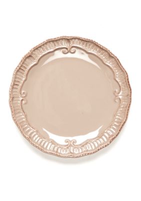 home accents capri buttercup salad plat