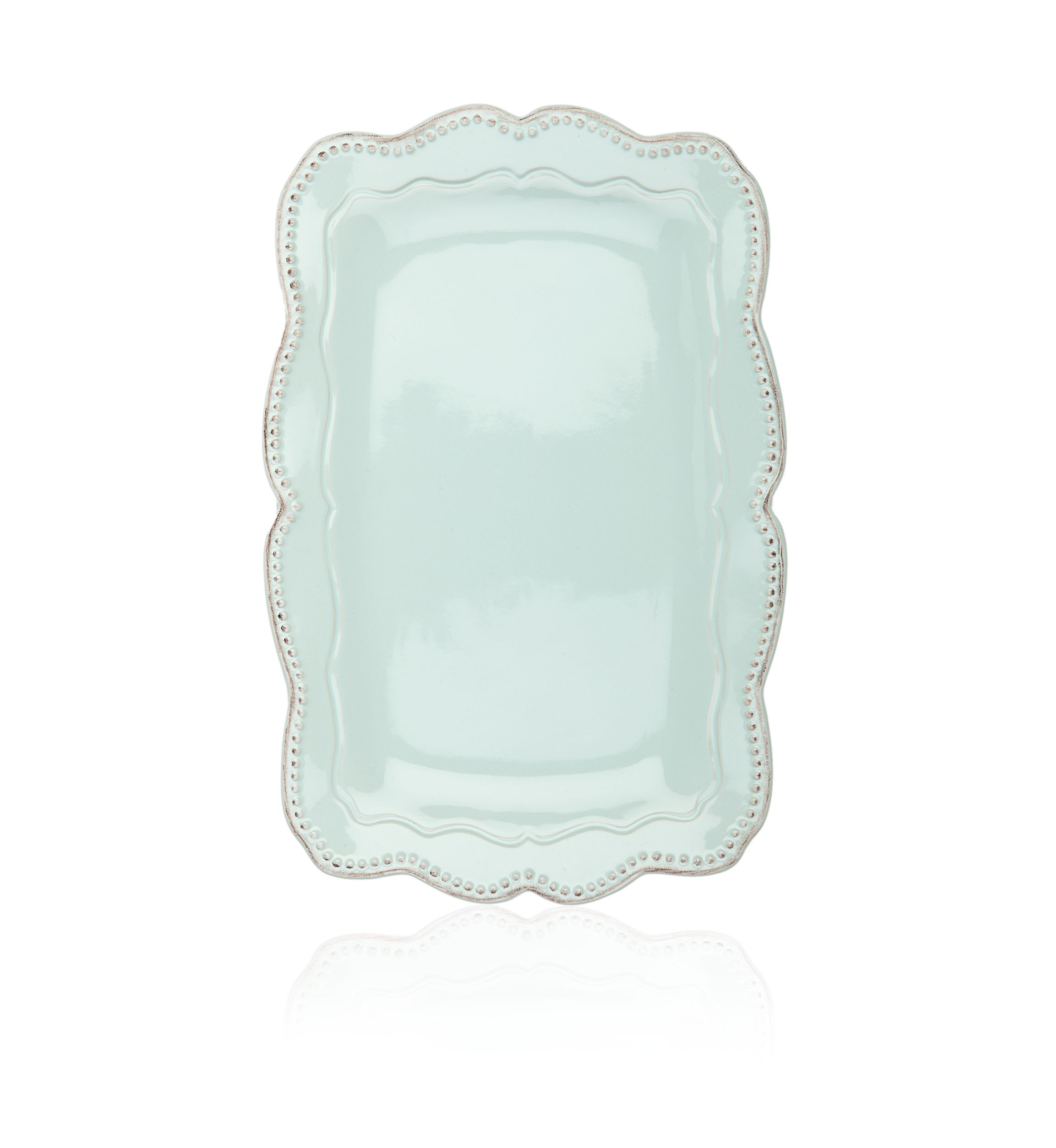 Capri Robins Egg Rectangular Platter