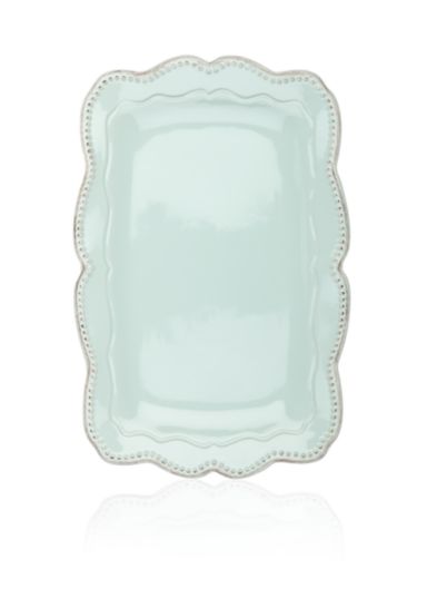 Capri Robin's Egg Rectangular Platter