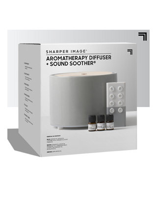 Black Sharper Image Ultrasonic Aromatherapy Diffuser 