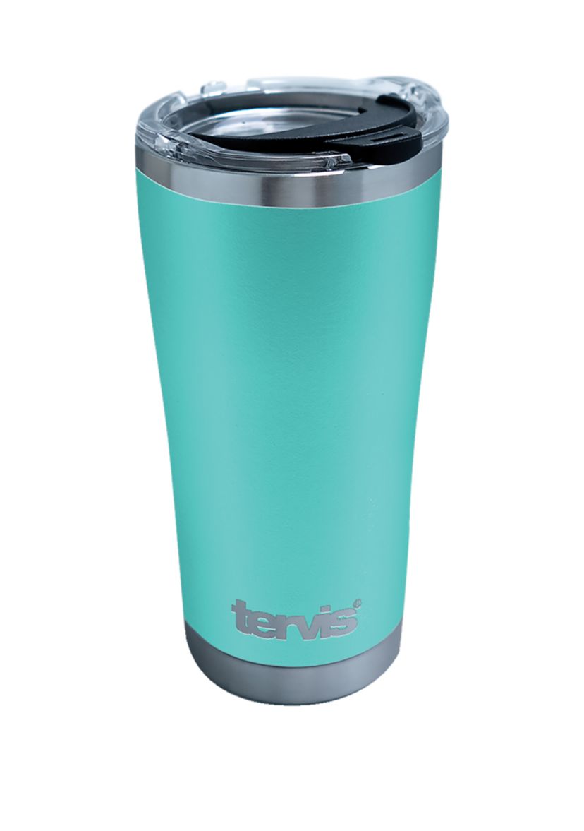 Seafoam Blue Powder Coat 20 oz Stainless Steel Tumbler