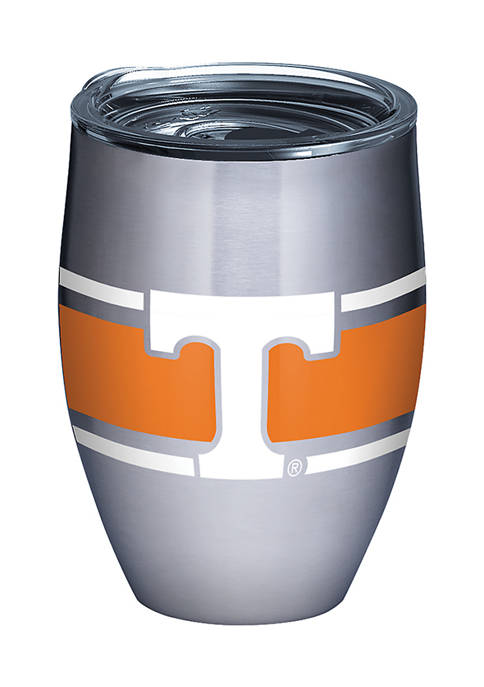 NCAA Tennessee Volunteers Stripes 12 Ounce Stainless Steel Tumbler with Lid