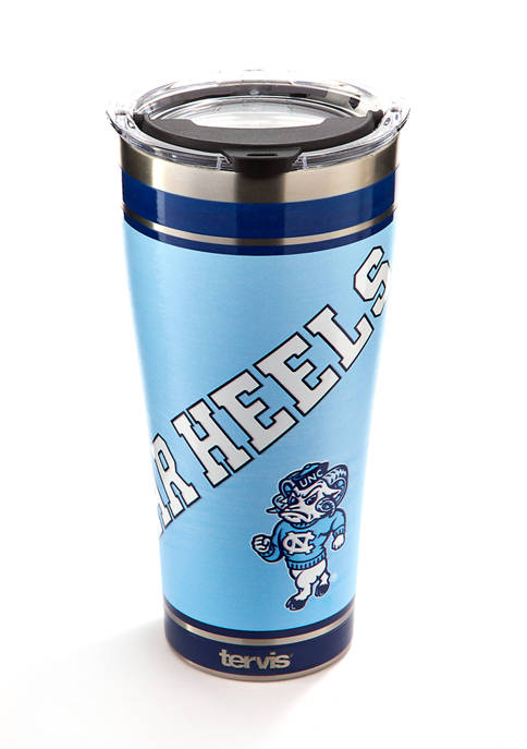 NCAA University of North Carolina Campus 30 oz Stainless Tumbler with Lid