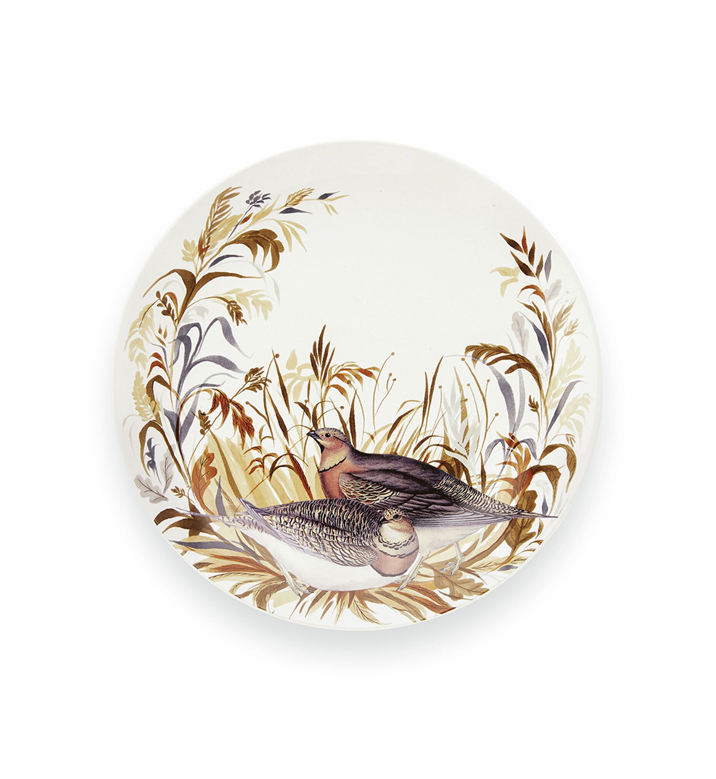 Harvest Birds Set of 4 Salad Plates