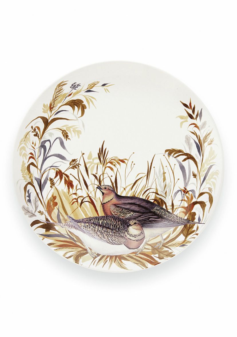 Harvest Birds Set of 4 Salad Plates