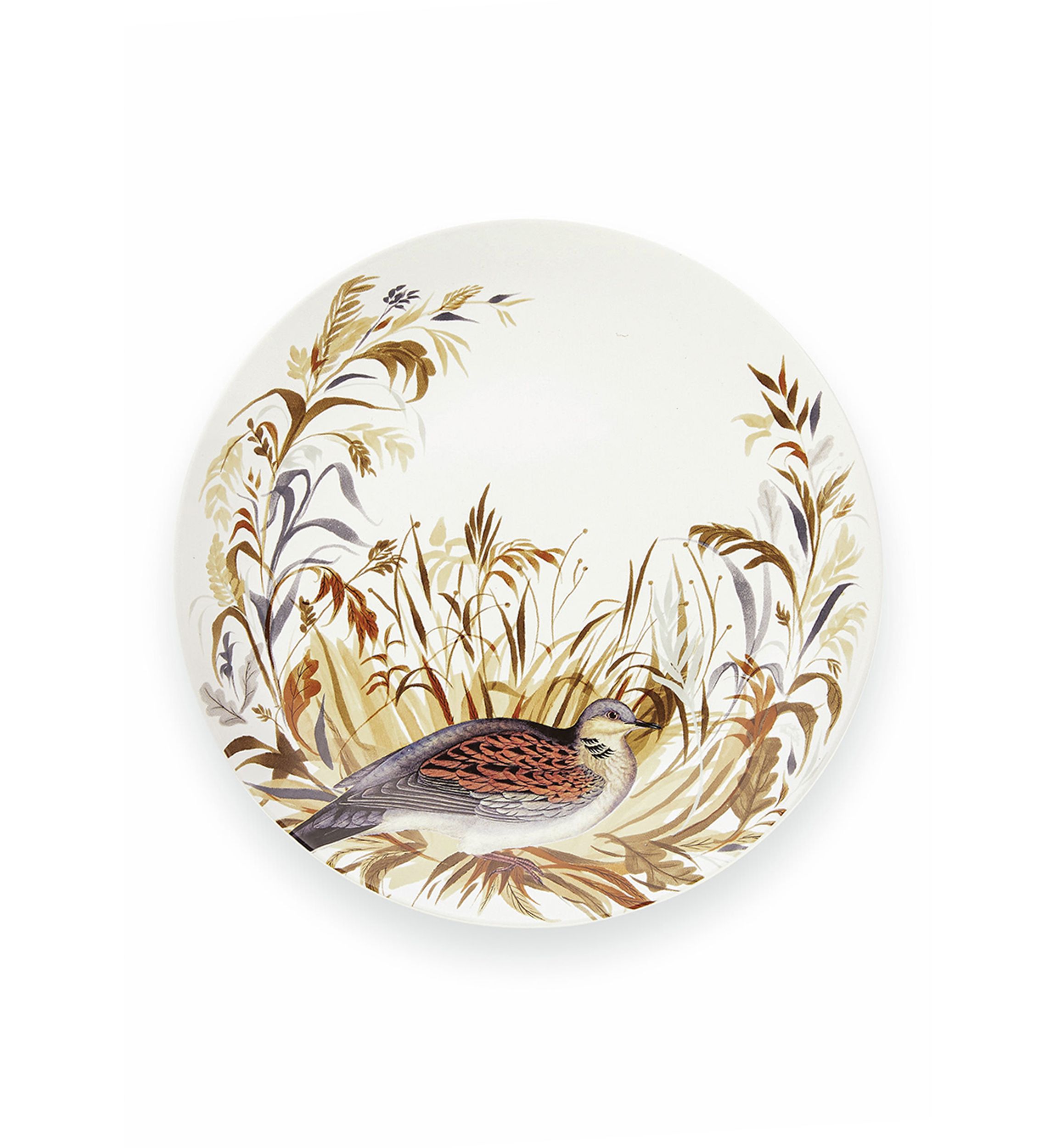Harvest Birds Set of 4 Salad Plates