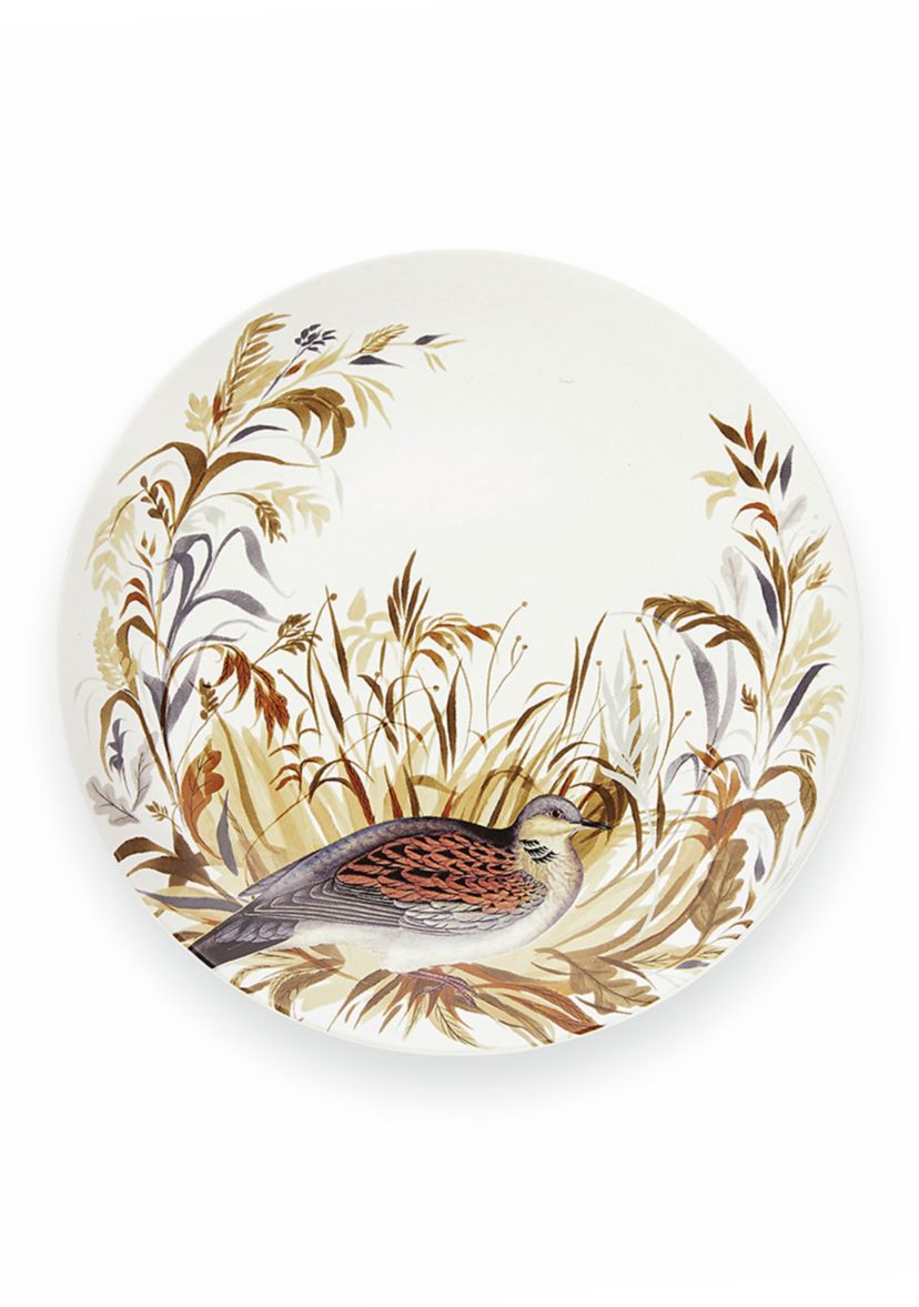 Harvest Birds Set of 4 Salad Plates