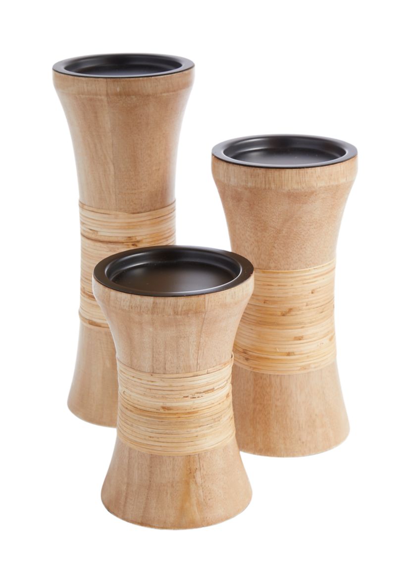Wooden Candle Holder