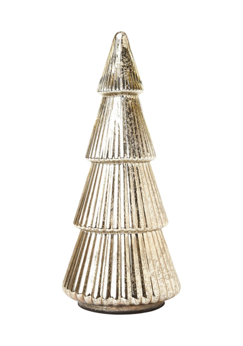 Medium Gold Mercury Glass Tree