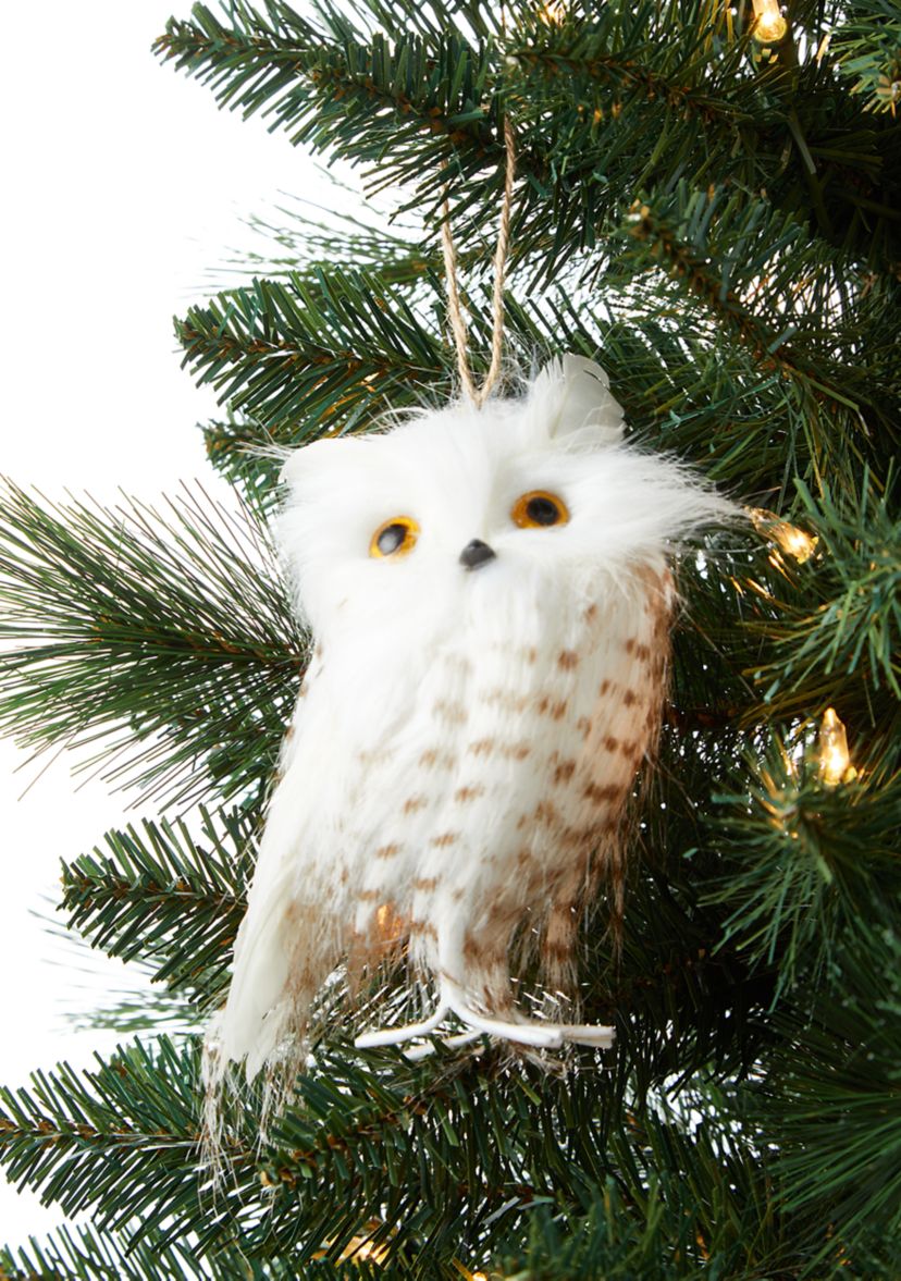 Snow Owl Ornament