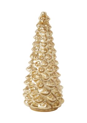 Large Gold Mercury Glass Tree
