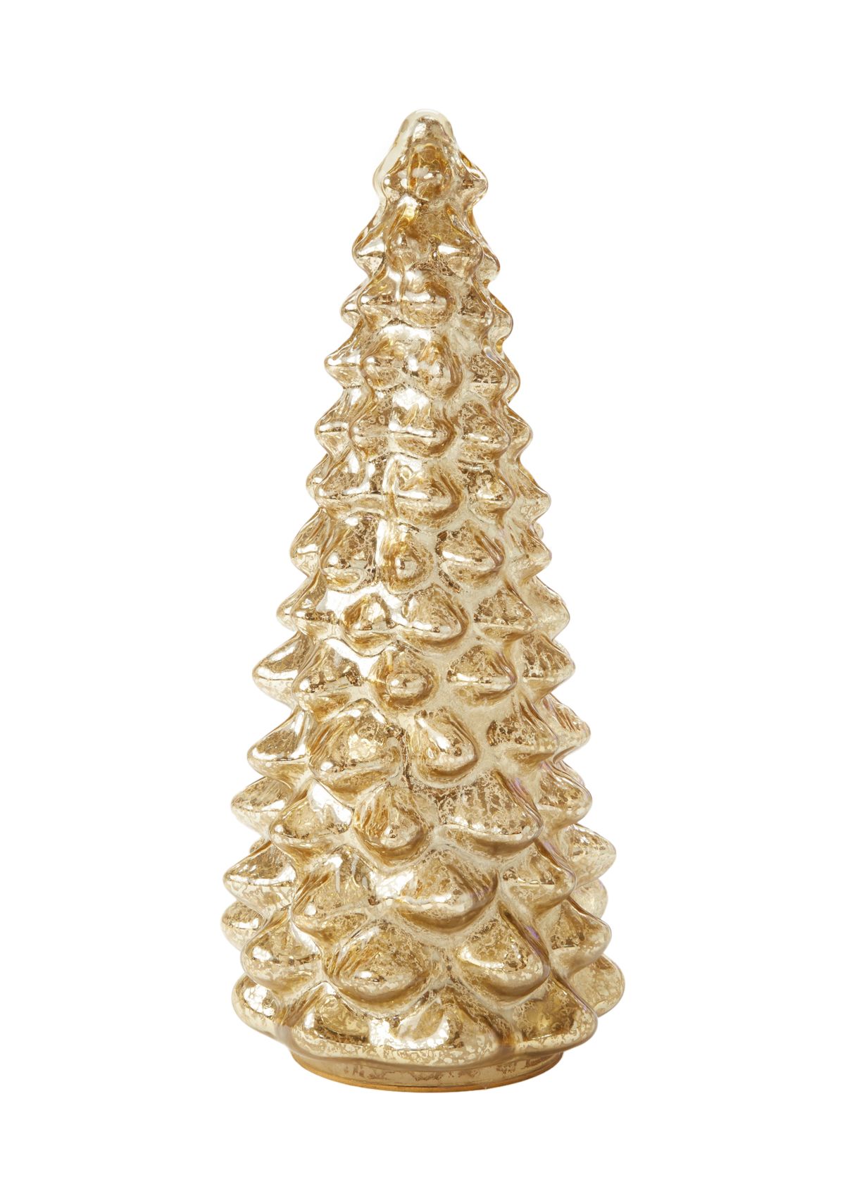 Large Gold Mercury Glass Tree