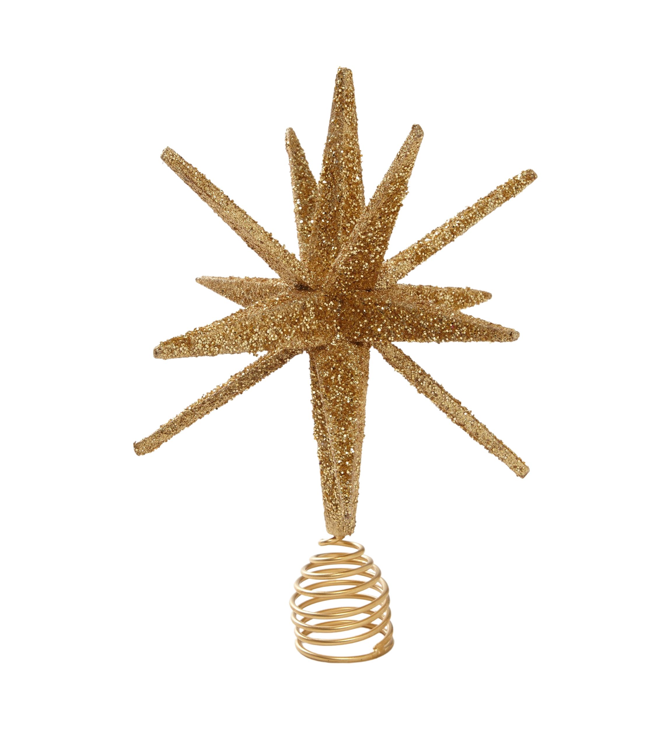 Biltmore® Gold Glitter Star Christmas Tree Topper | Belk