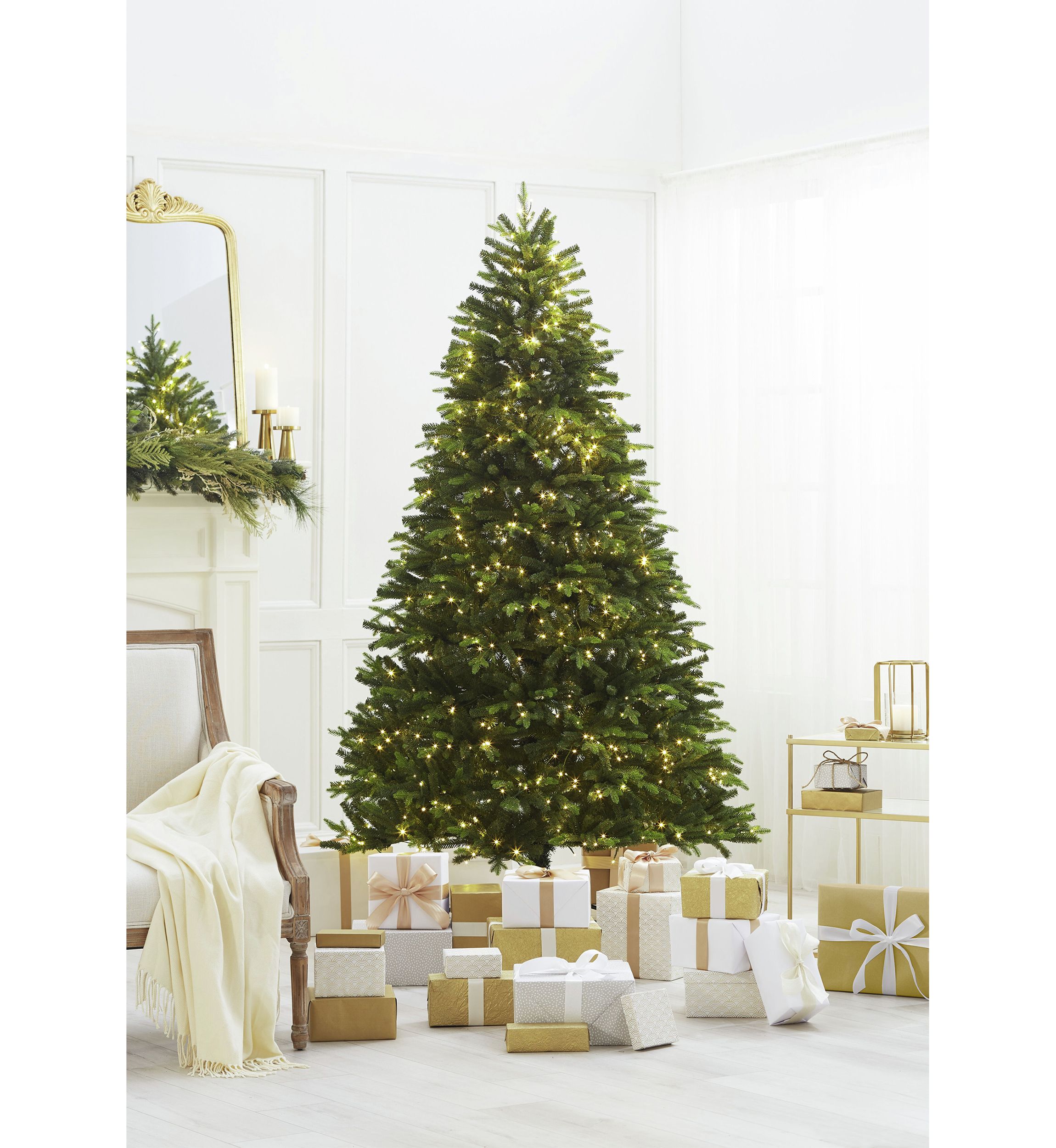 7.5 Pre Lit LED 4 Color Christmas Tree