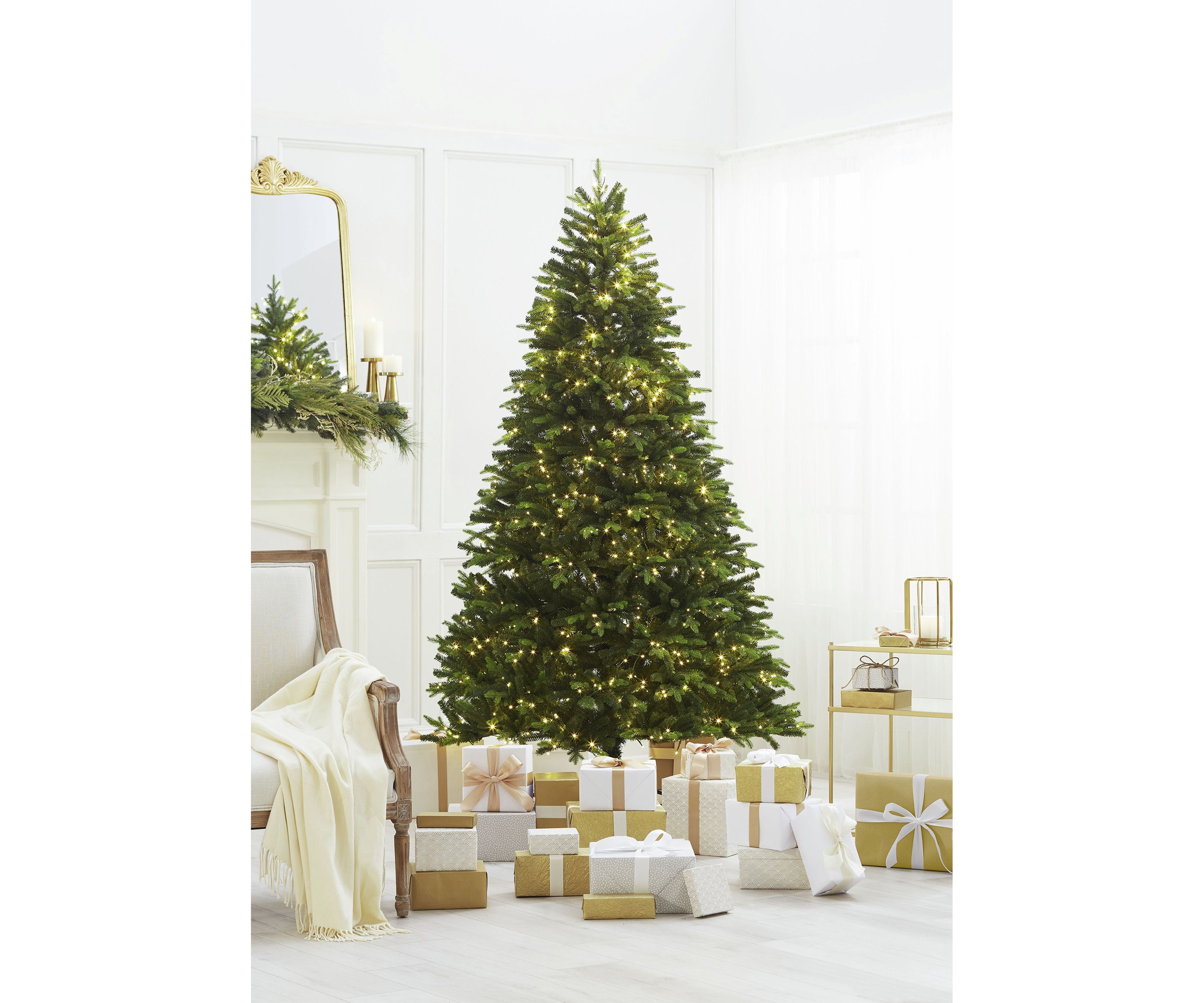 7.5 Pre Lit LED 4 Color Christmas Tree