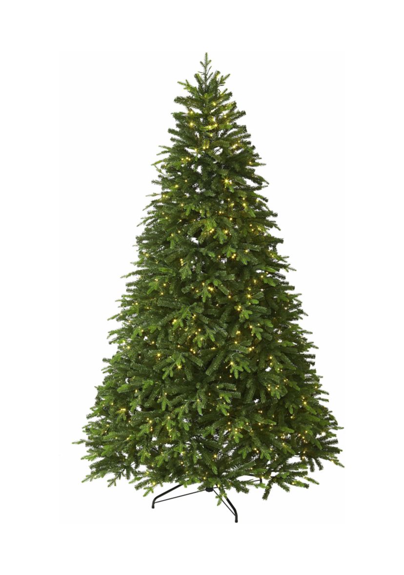 9 Pre Lit LED 4 Color Christmas Tree