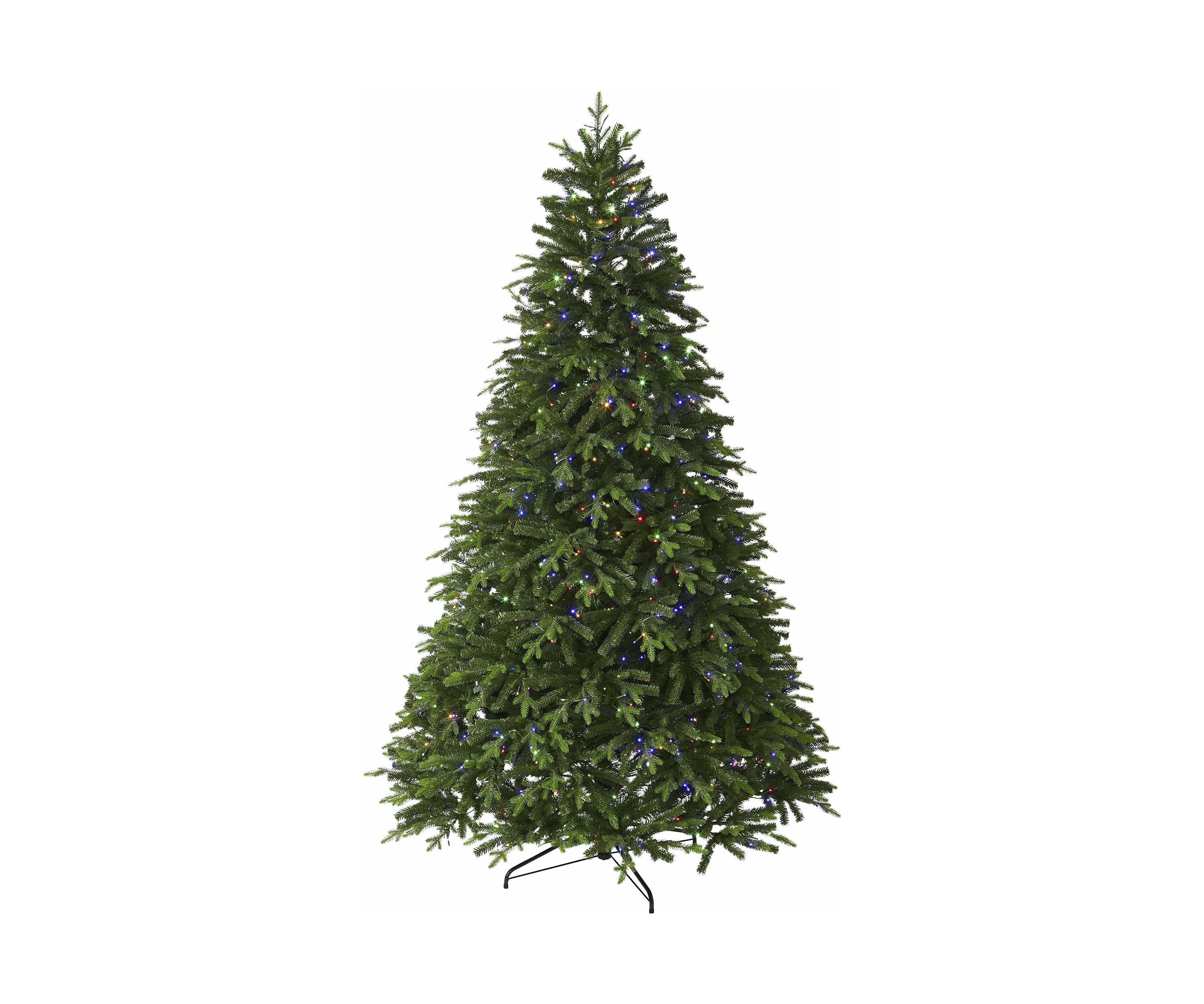 9 Pre Lit LED 4 Color Christmas Tree