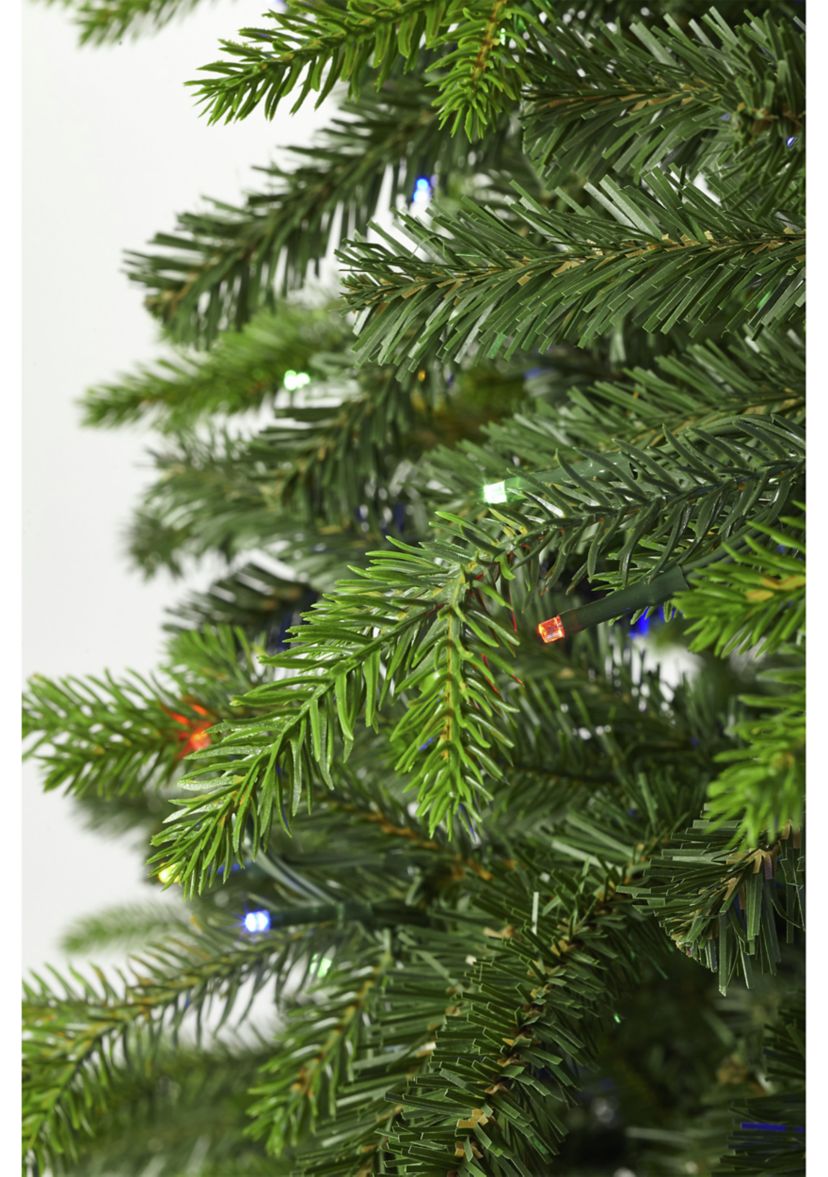 9 Pre Lit LED 4 Color Christmas Tree