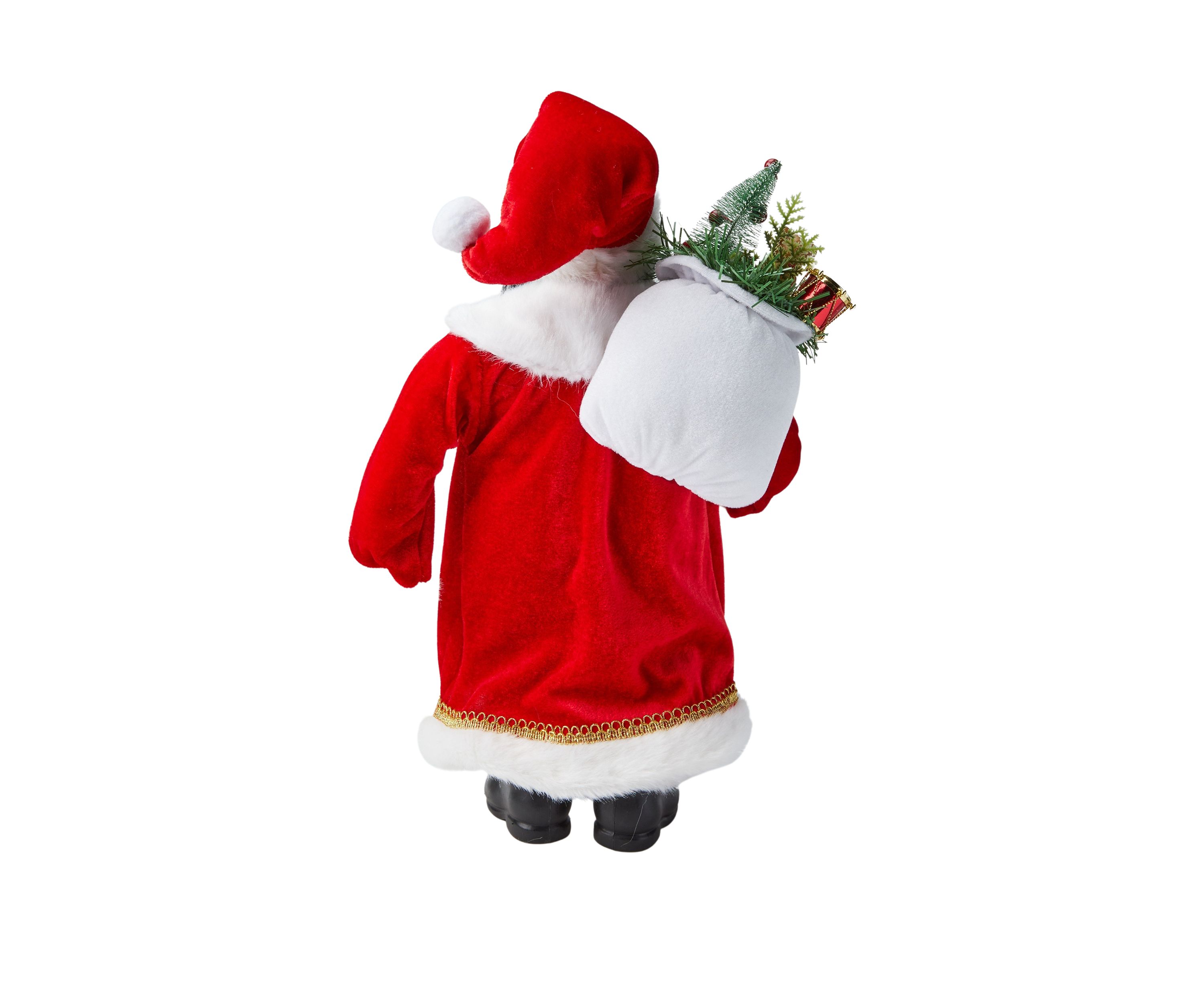 African American Plaid Vest Santa