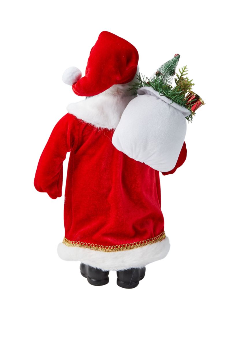 African American Plaid Vest Santa
