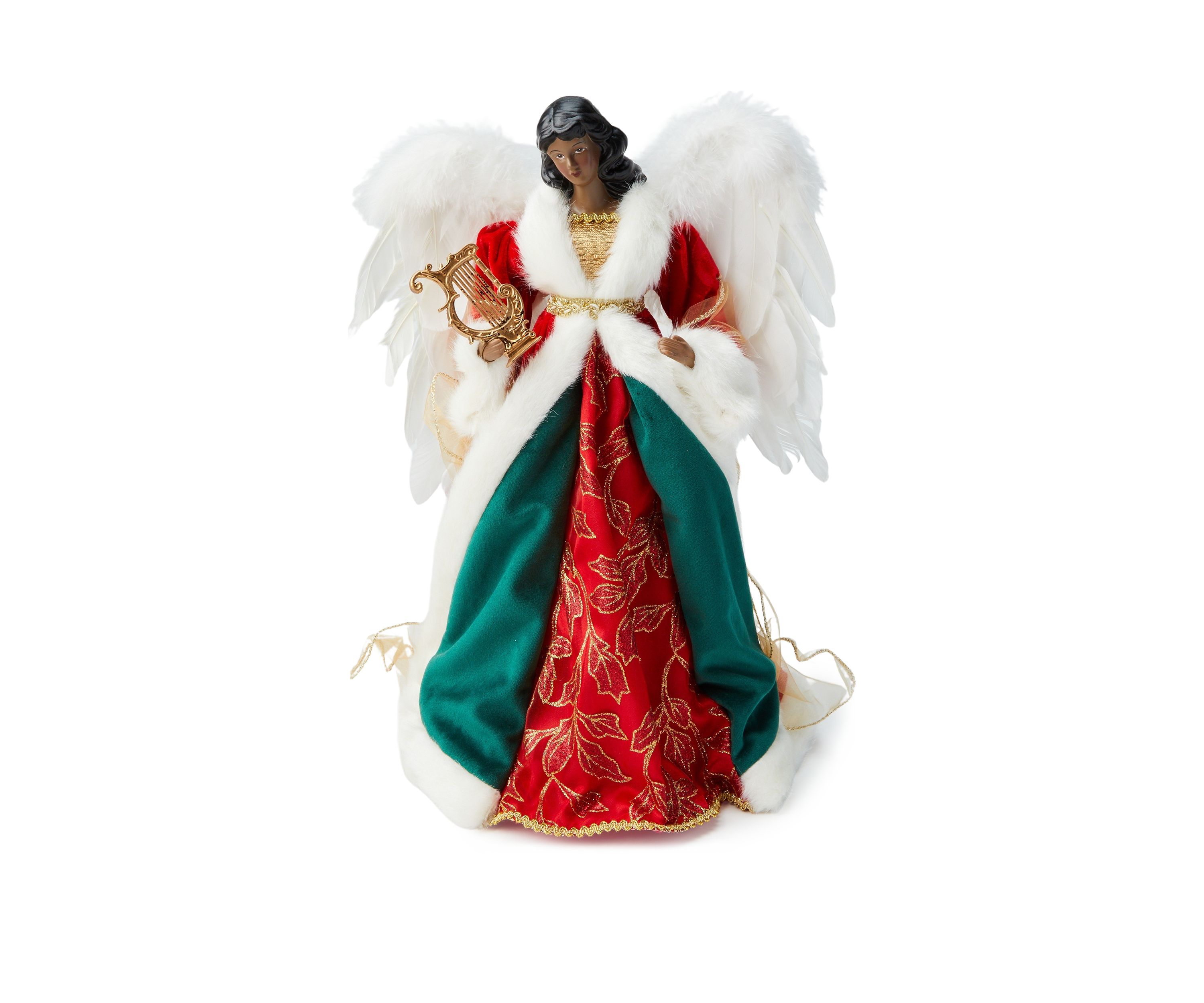 African American Red and Green Angel