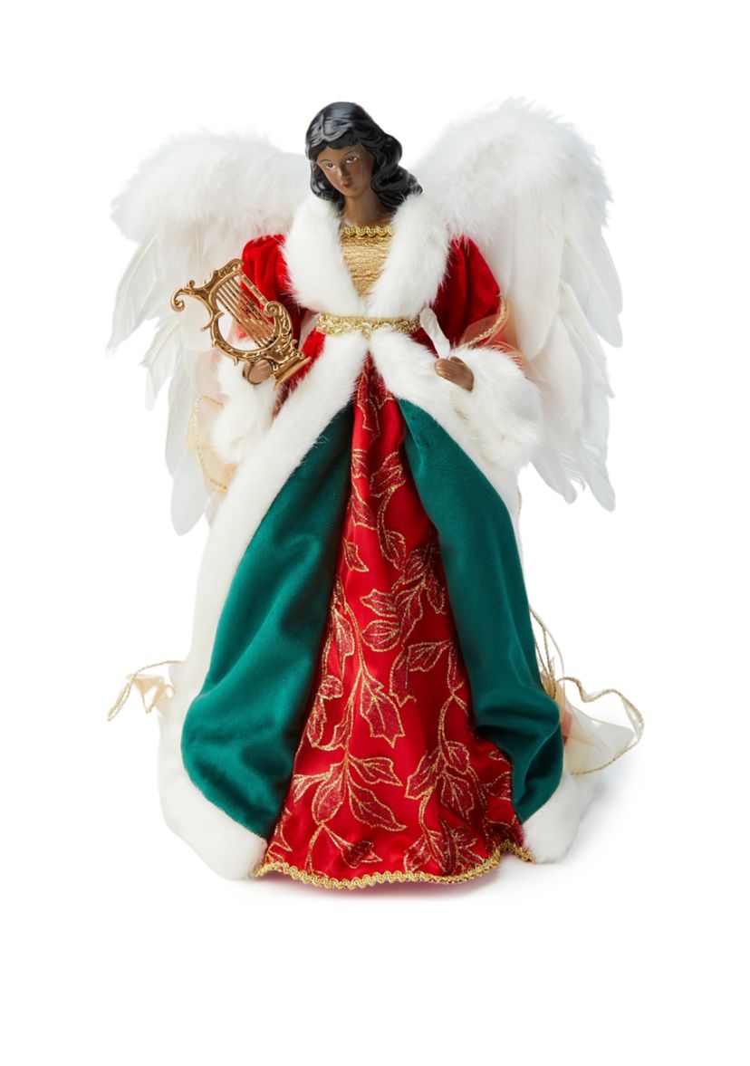 African American Red and Green Angel