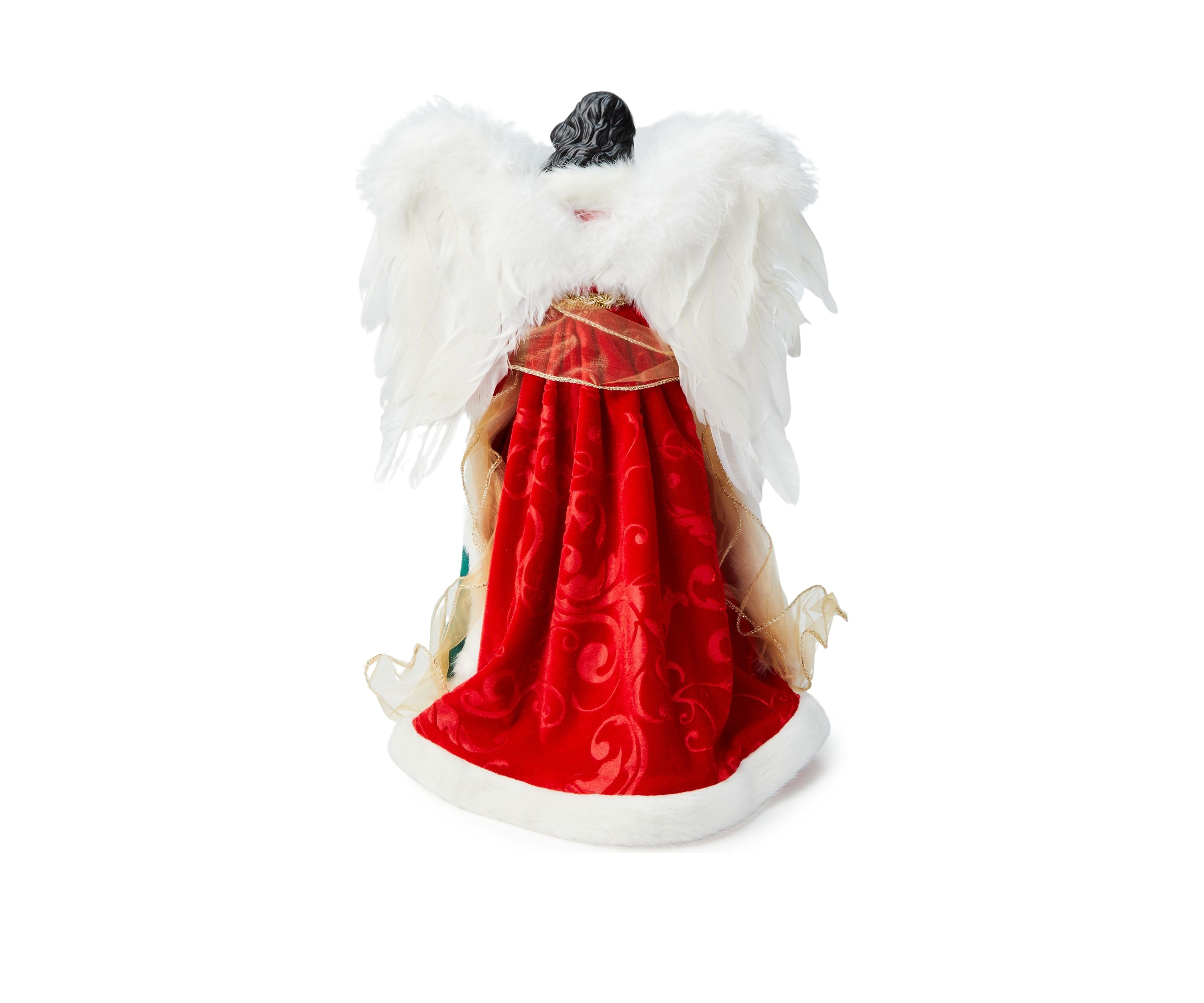 African American Red and Green Angel