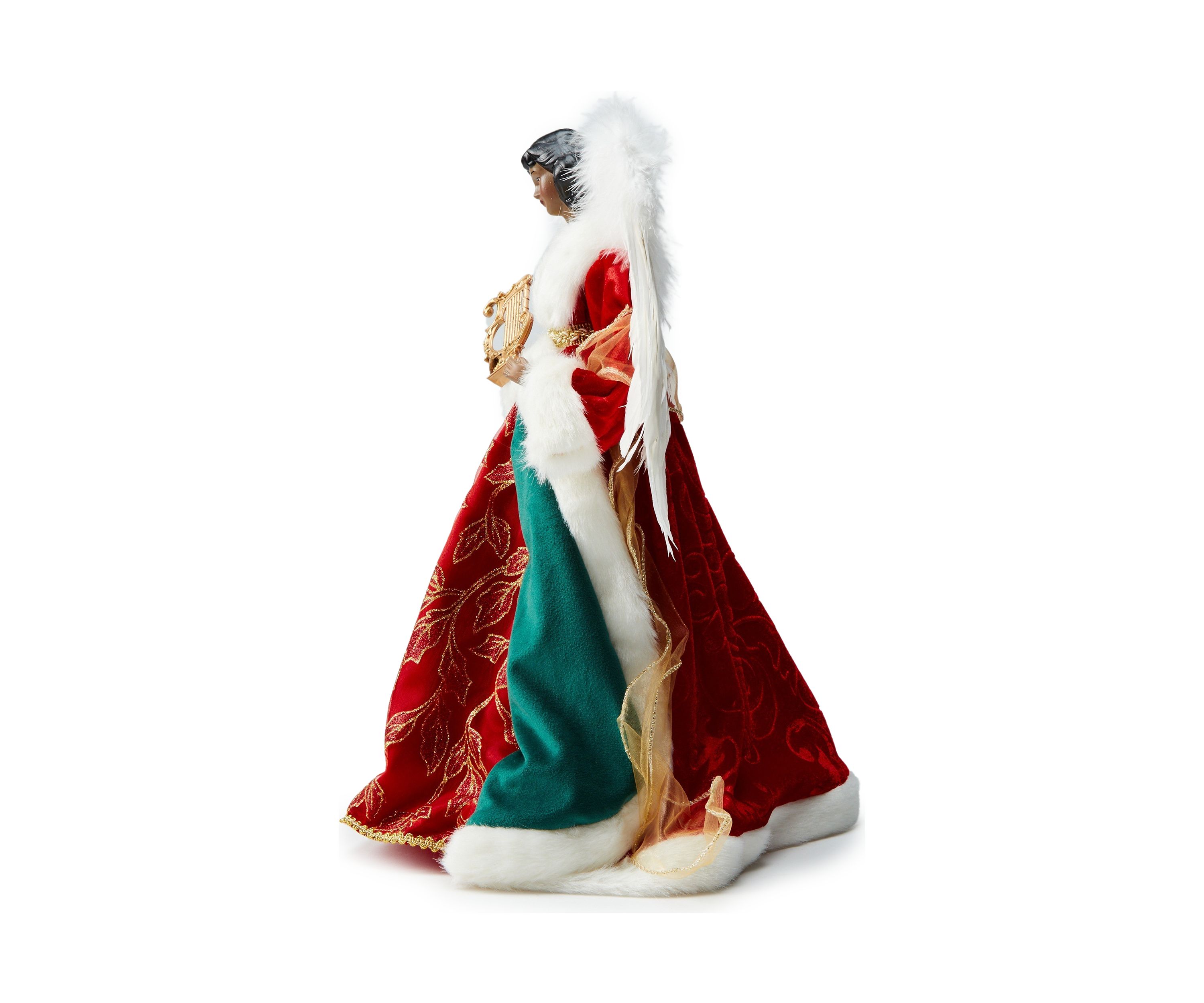 African American Red and Green Angel