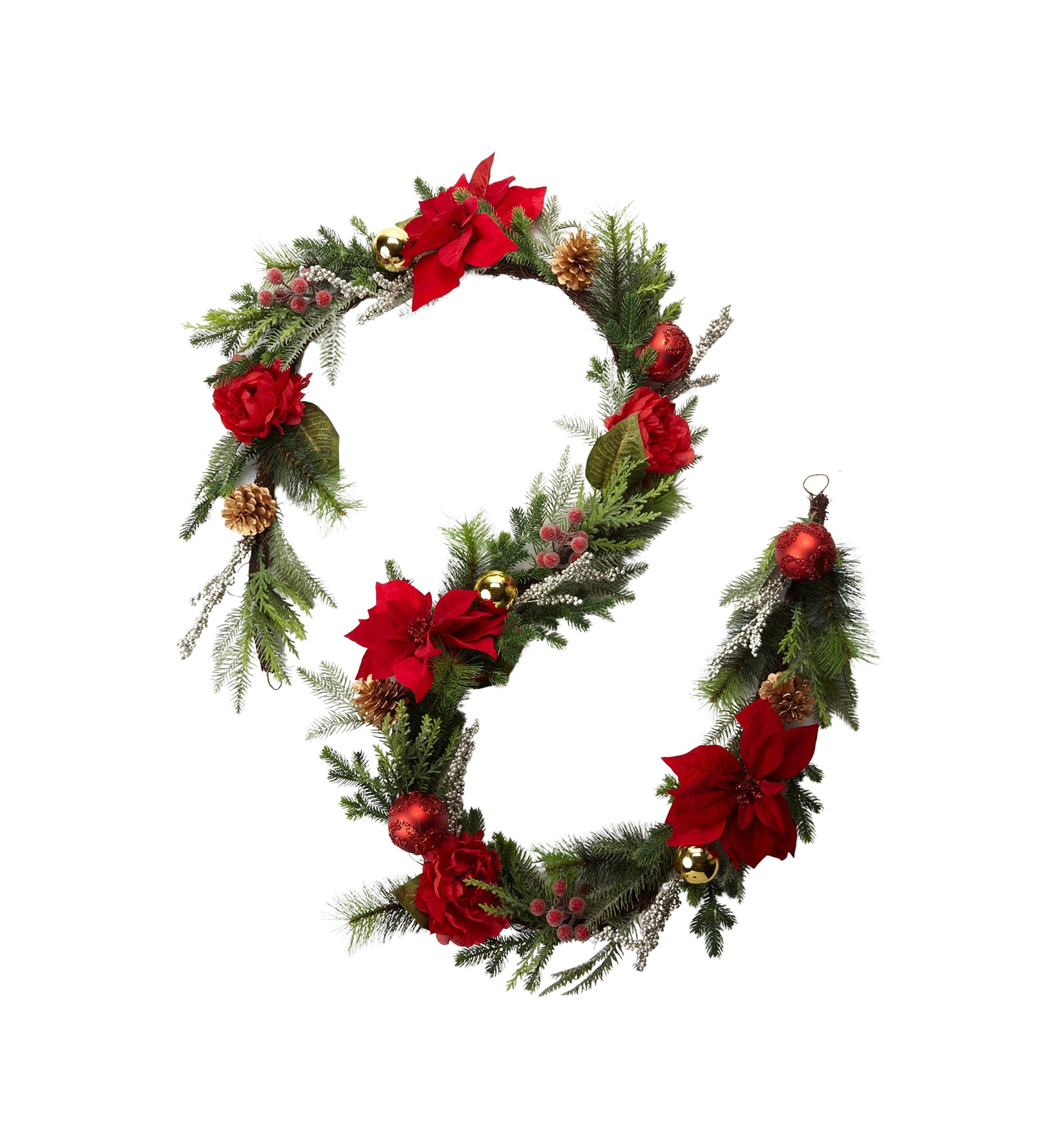 Poinsettia Garland
