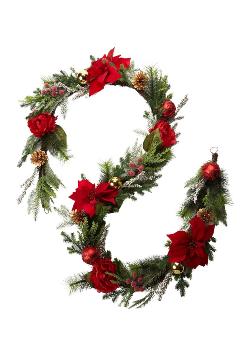 Poinsettia Garland