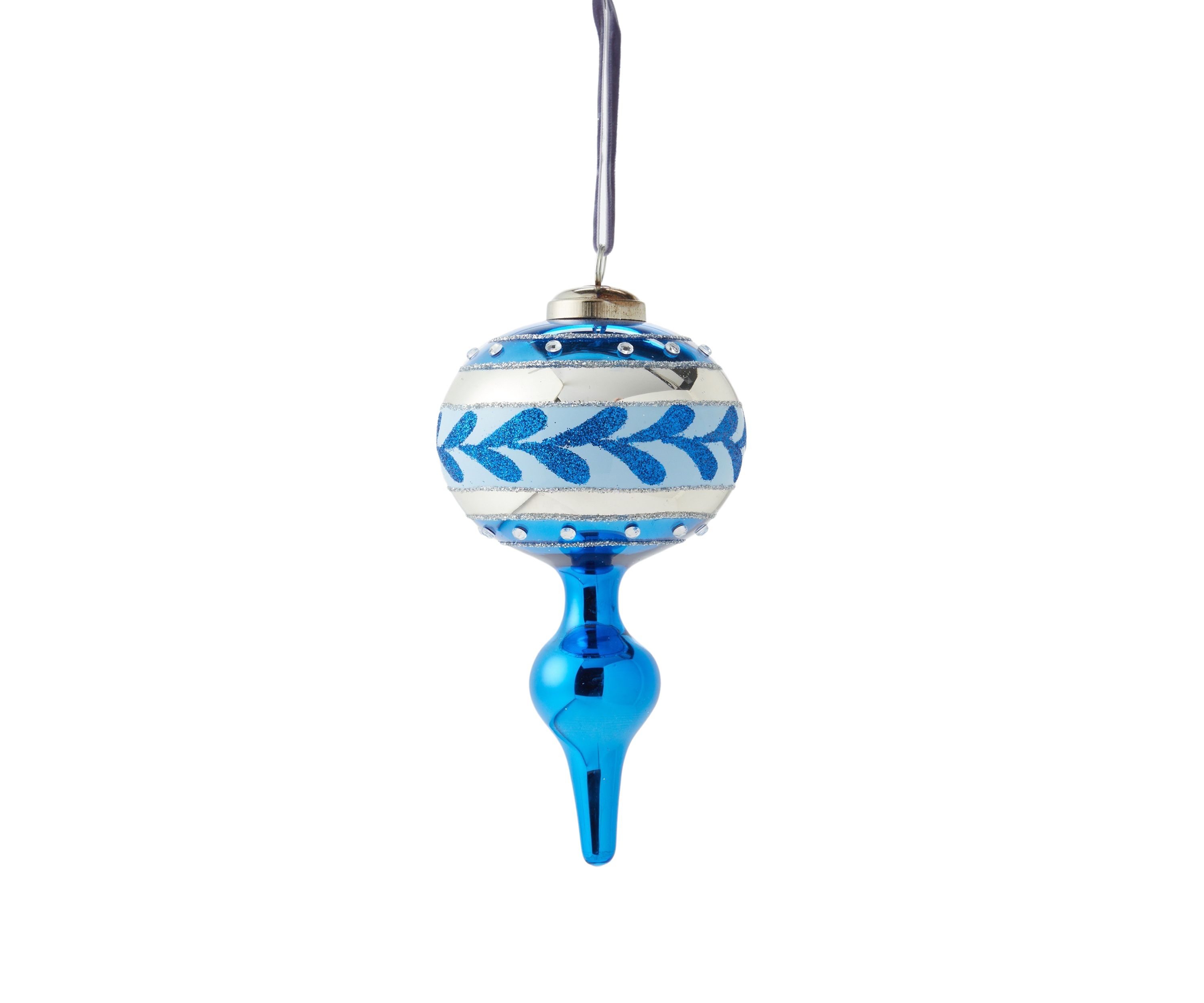 Blue Finial Ornament