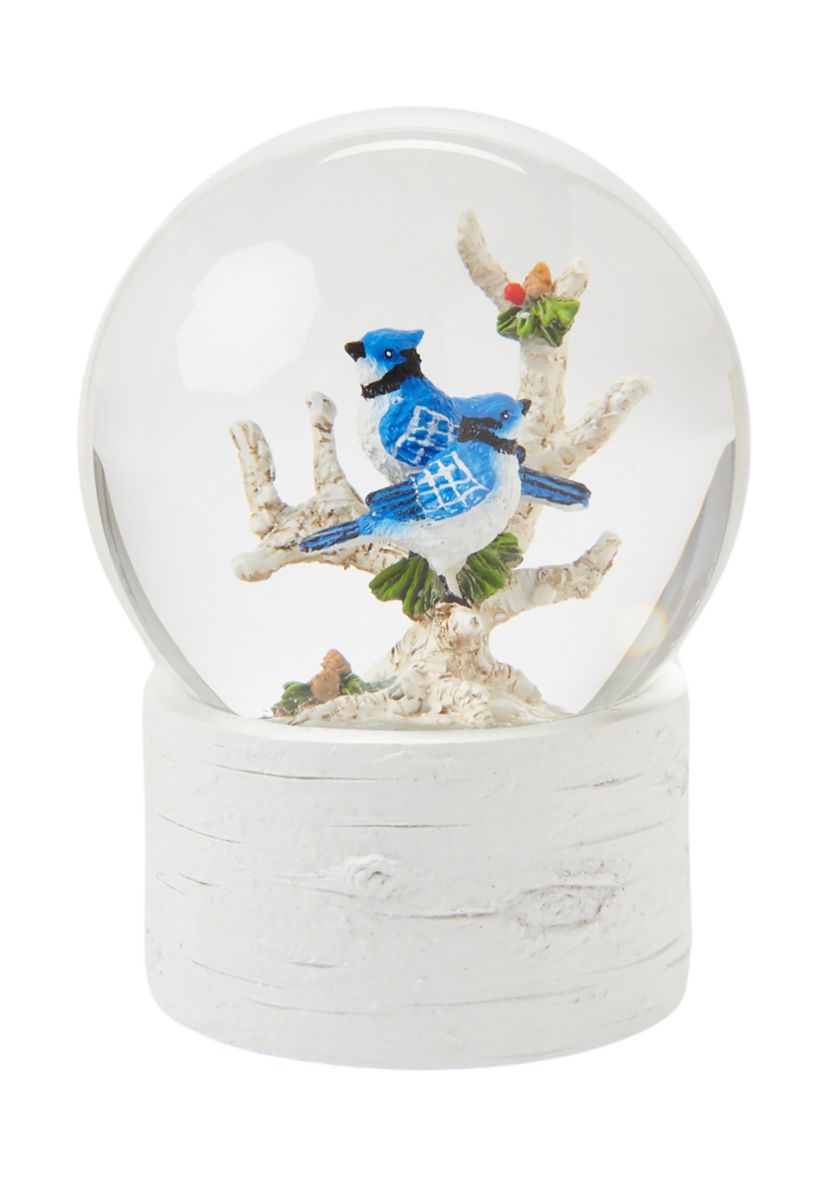 Bluebird Snow Globe
